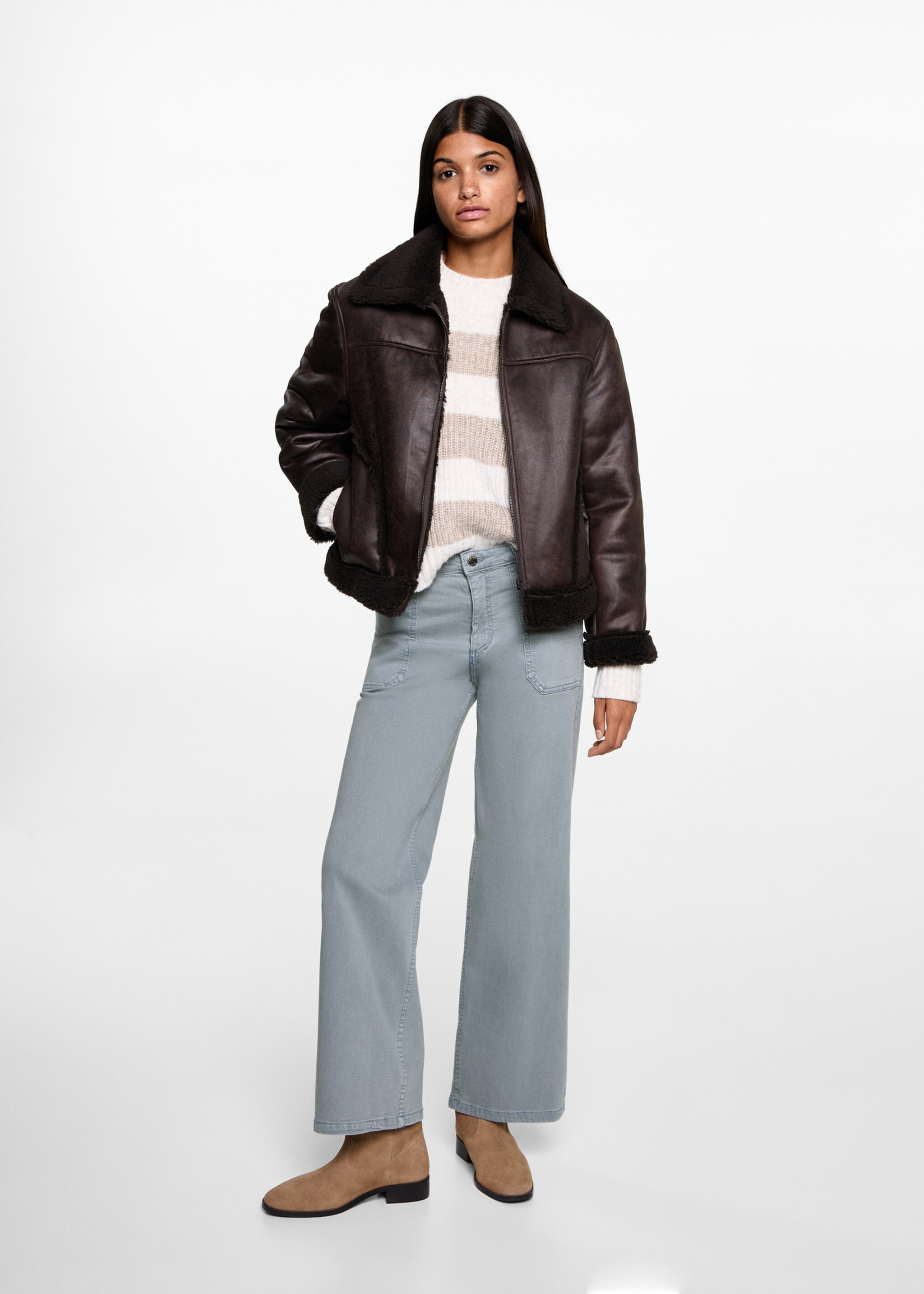 Culotte trousers with pockets - General plane