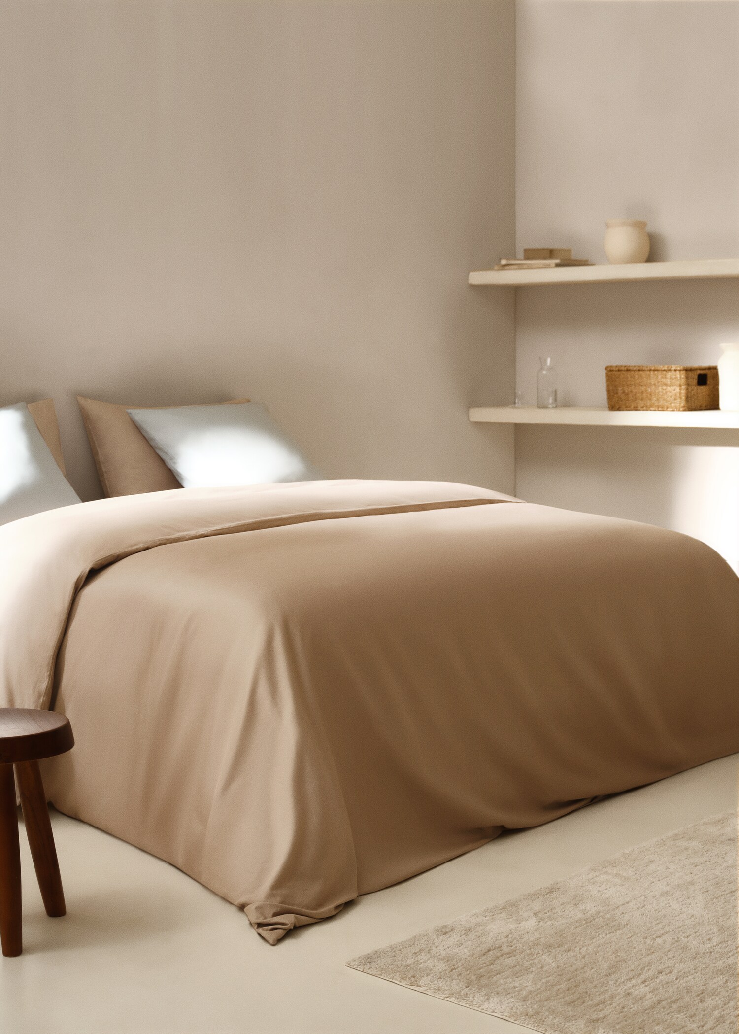 Cotton duvet cover for 150/160cm bed - General plane