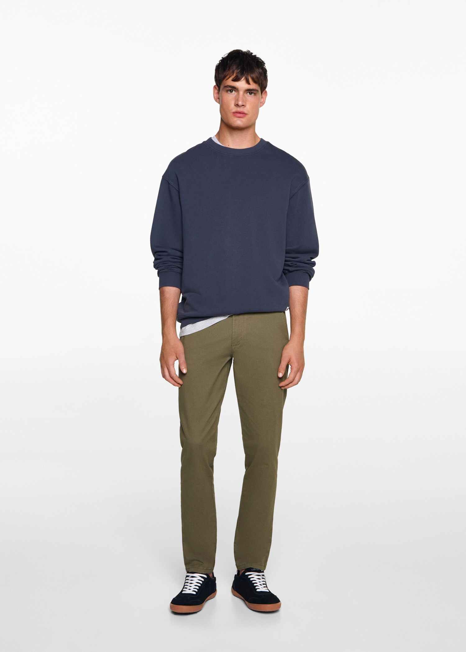 Pantalons xinesos cotó - Pla general