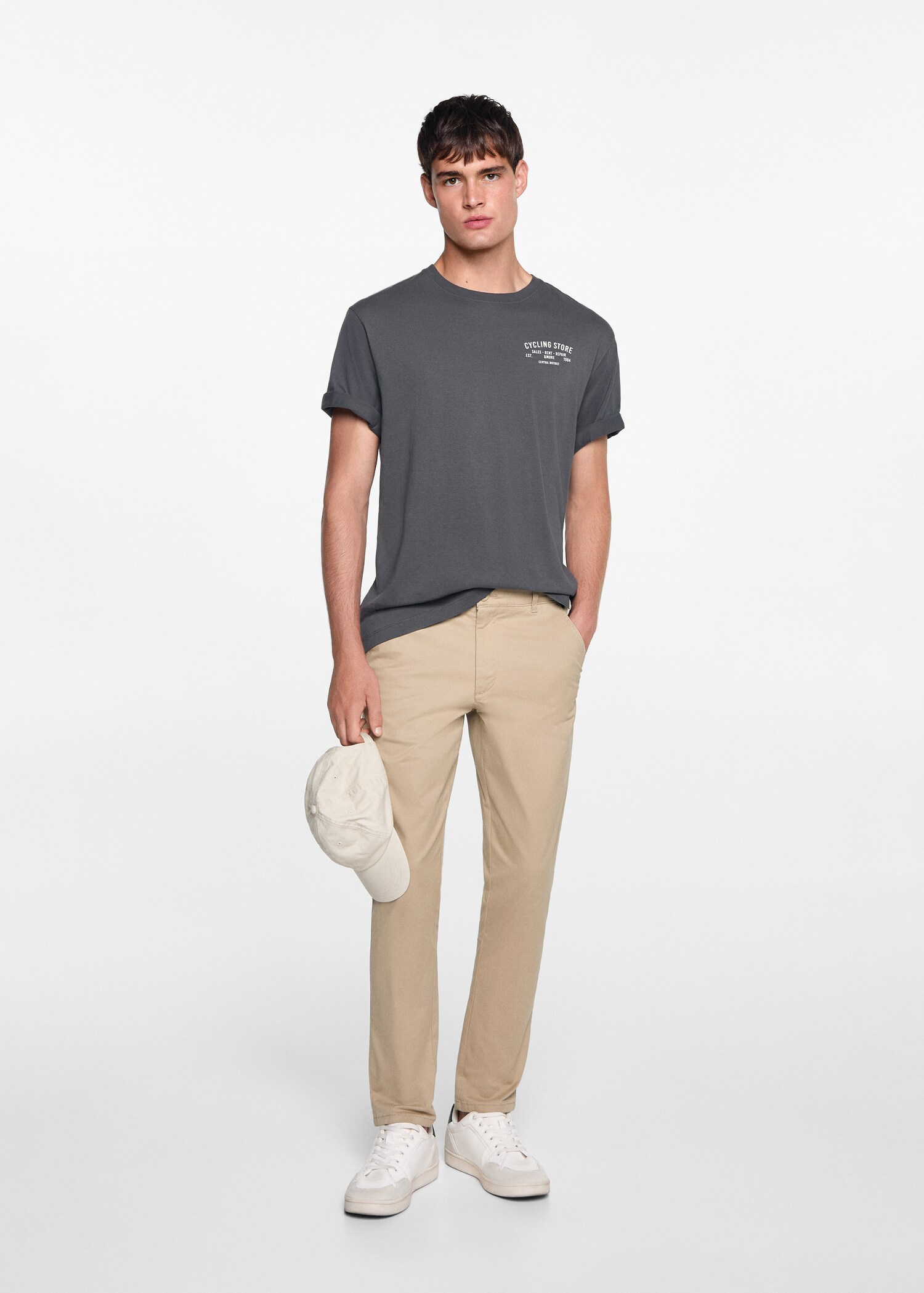 Pantalon chino coton - Plan général
