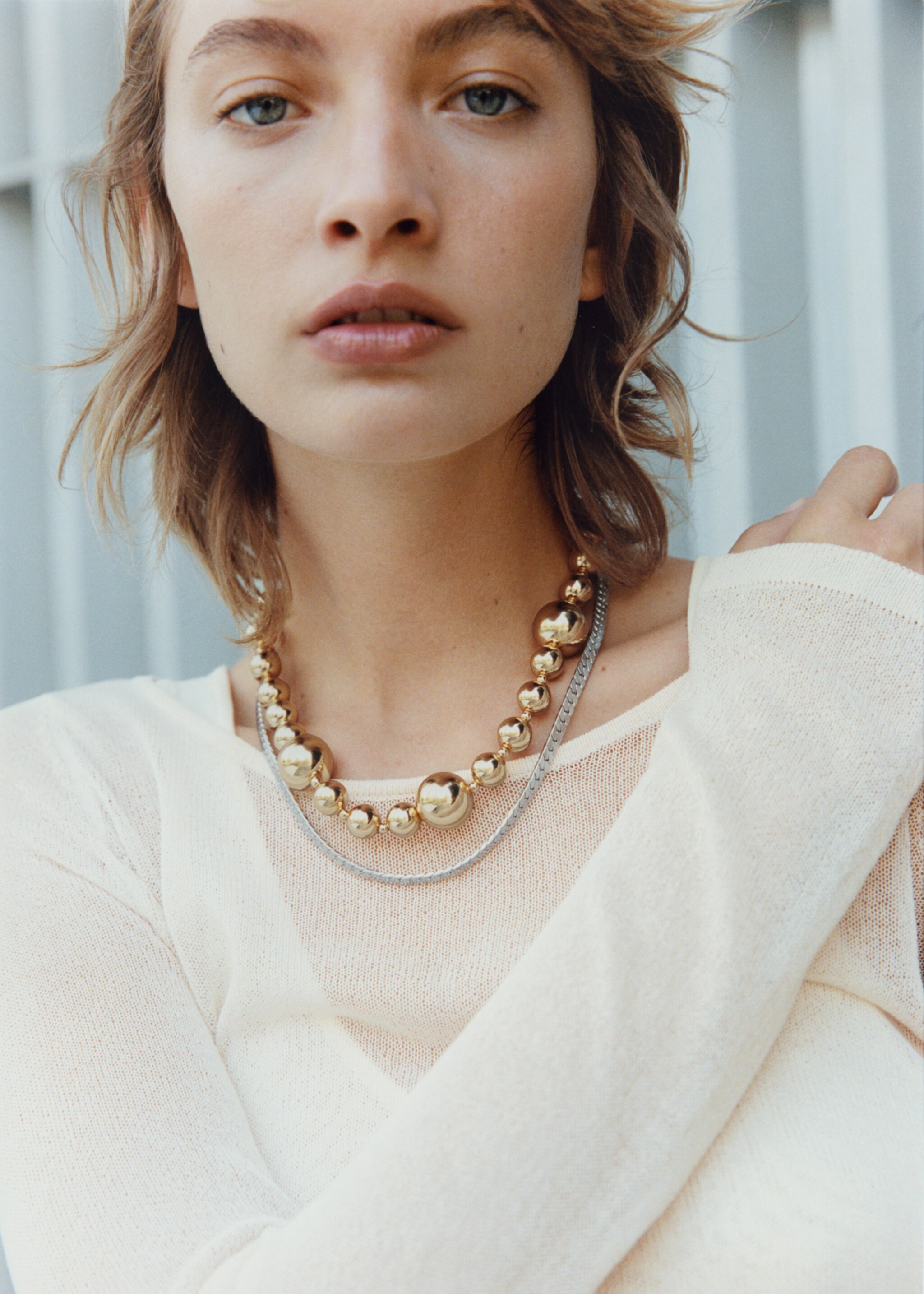 Collier boules combiné - Plan général