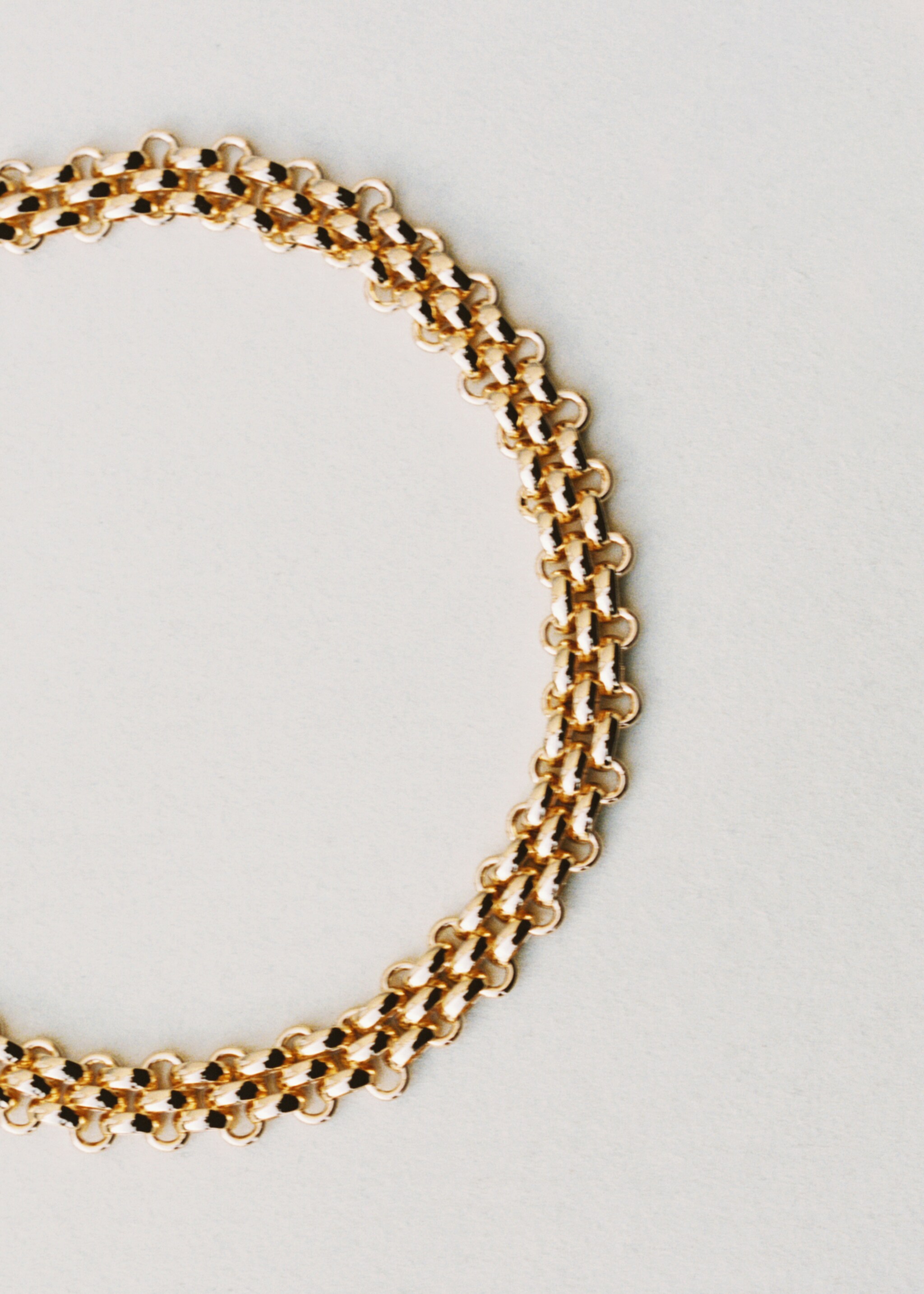 Link necklace - General plane, Gold. Ref: 77014057-00.