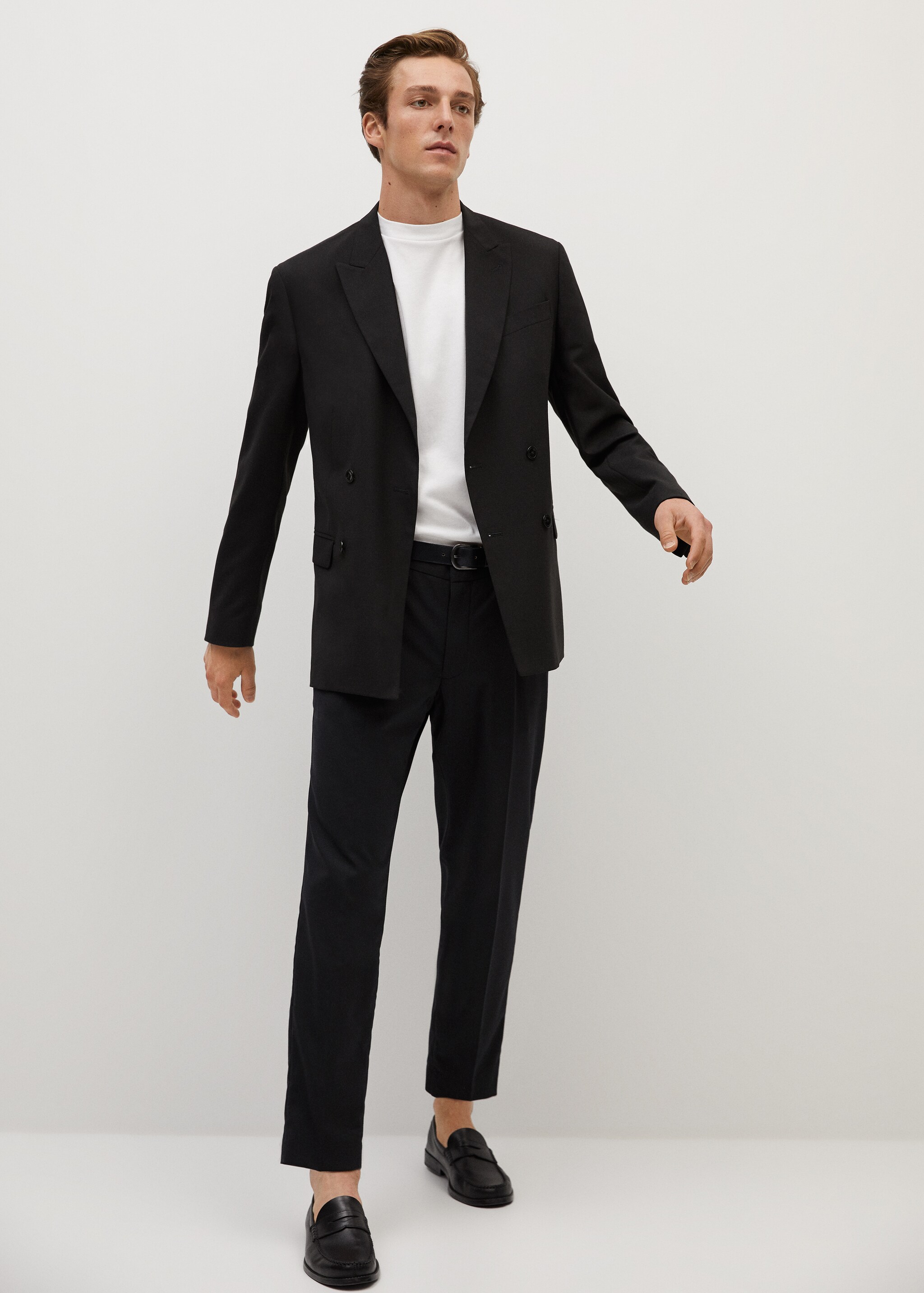 Camisa traje regular fit gemelos - Plano general