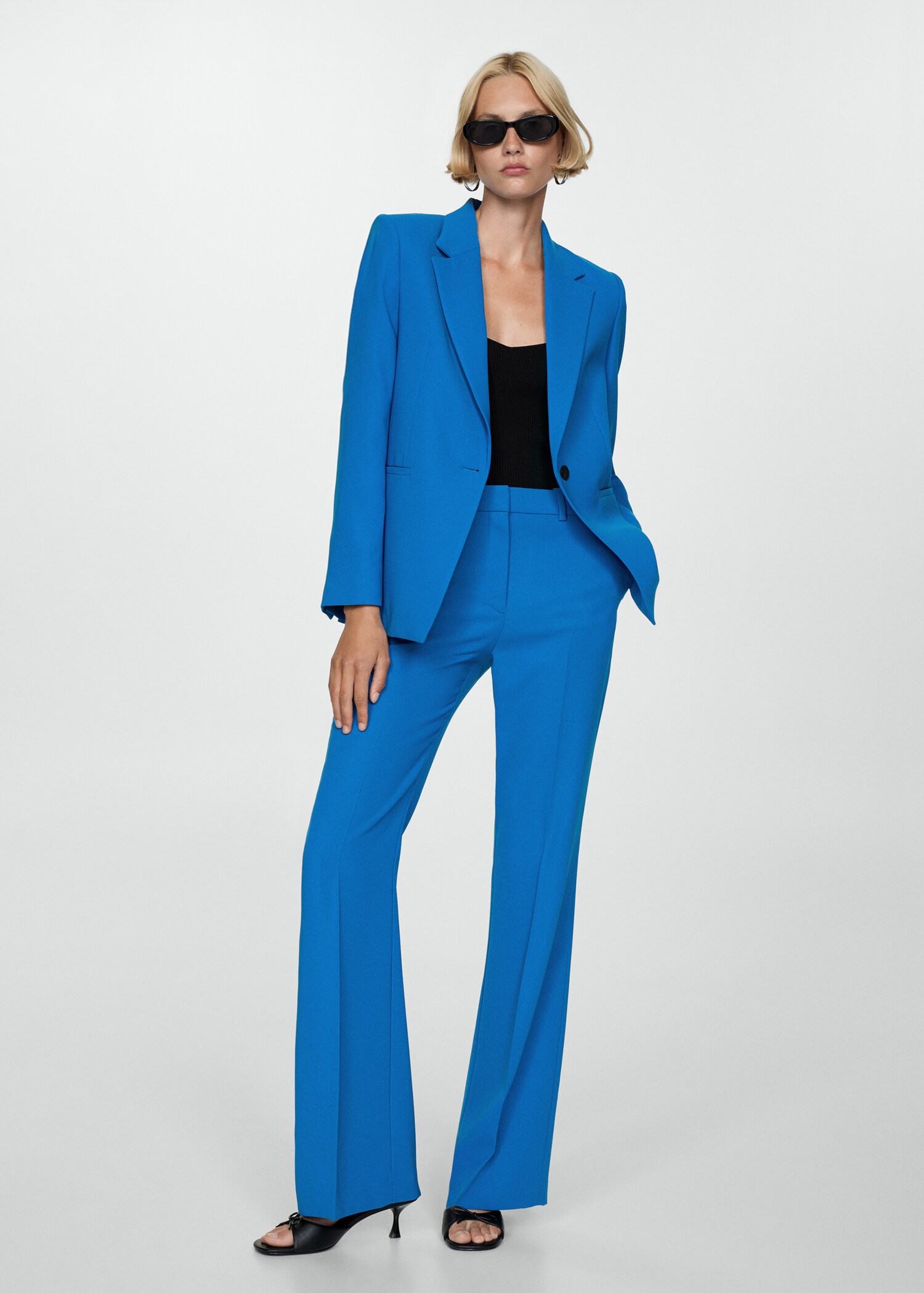 Straight-fit suit jacket - General plane