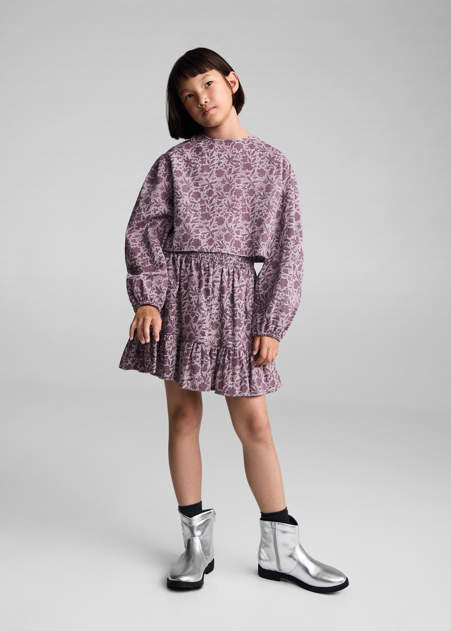 Brusa estampat floral - Pla general