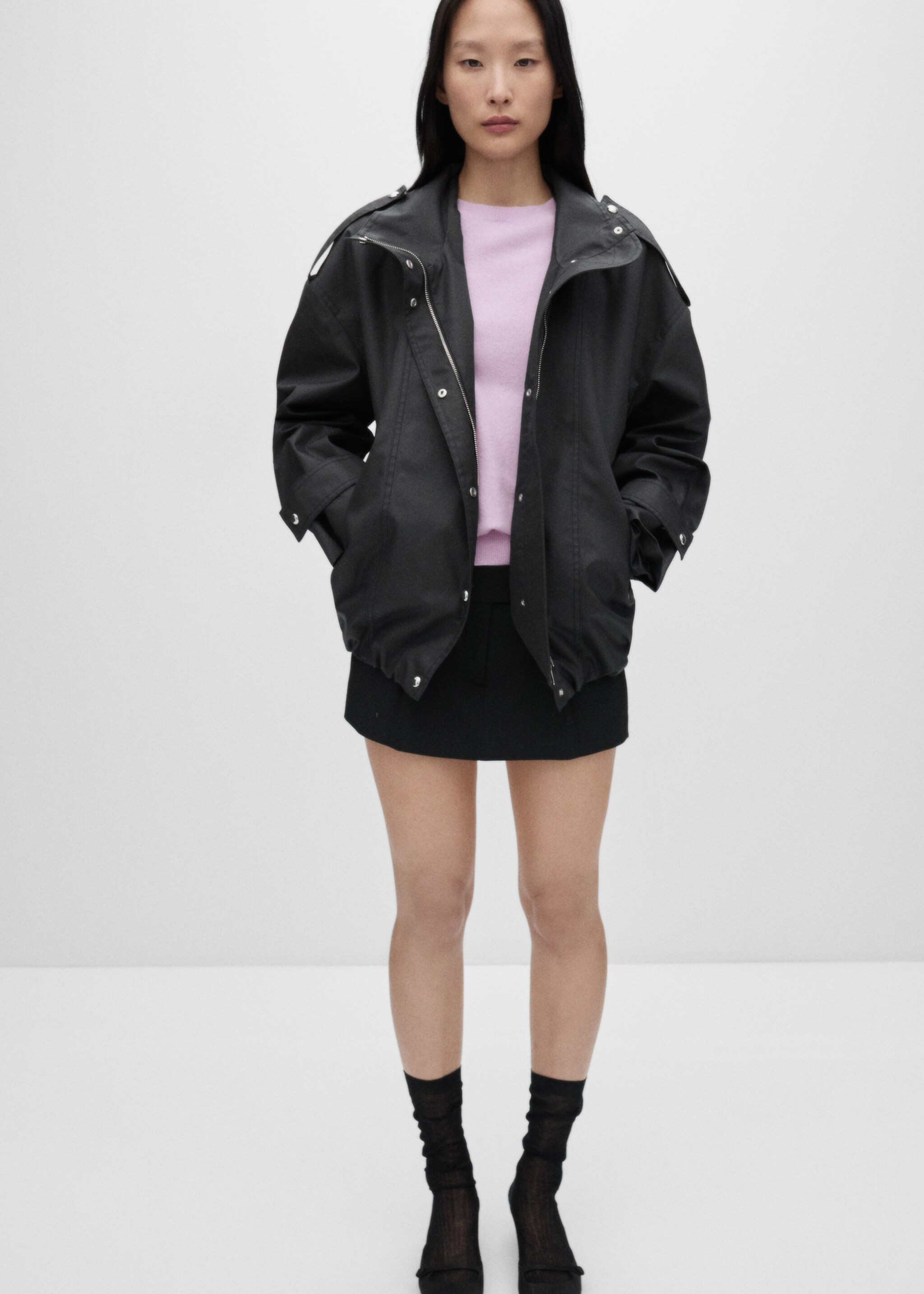 100% cashmere sweater - General plane, Light/Pastel Purple. Ref: 77015655-00.