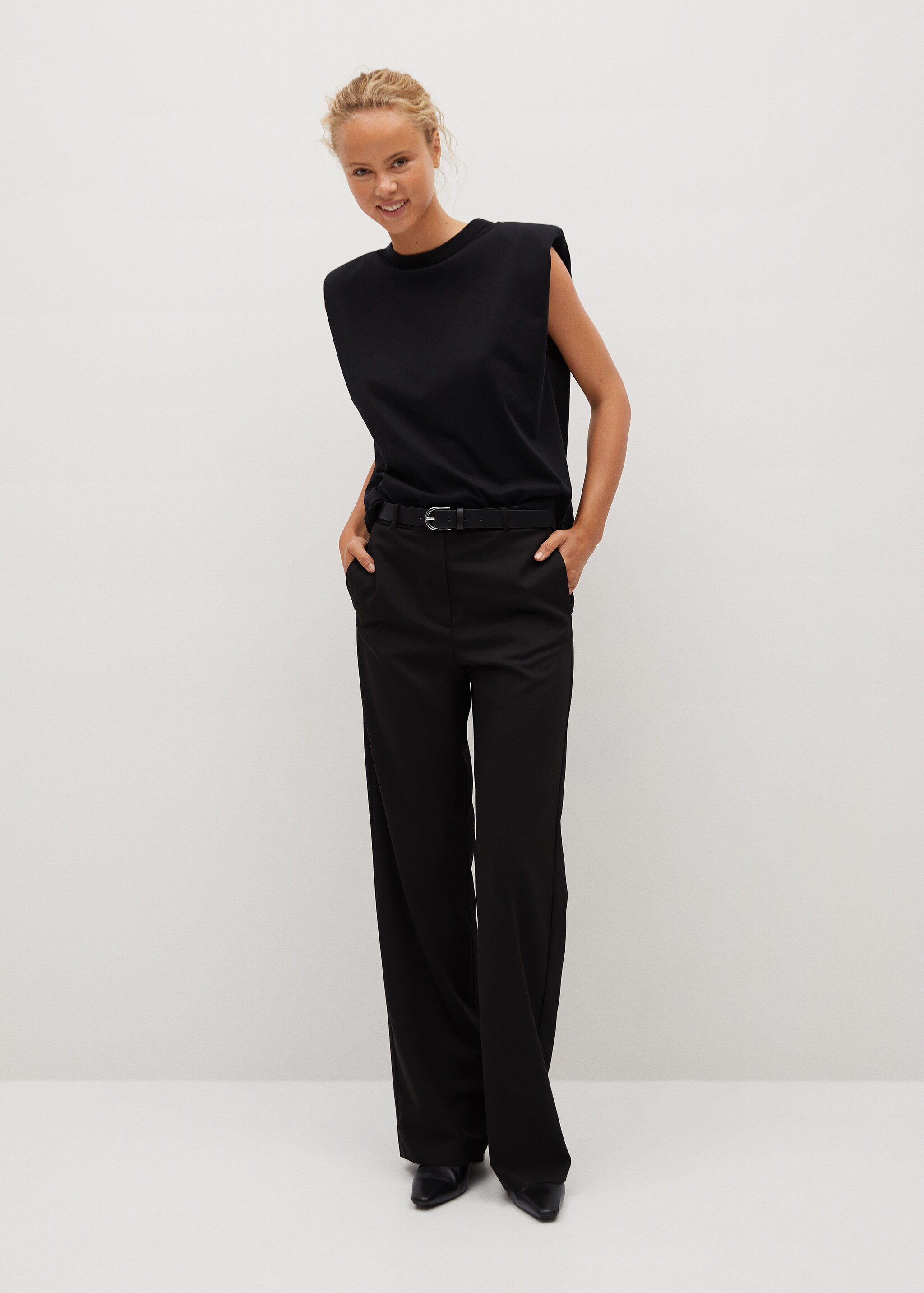 Flowy suit trousers - General plane