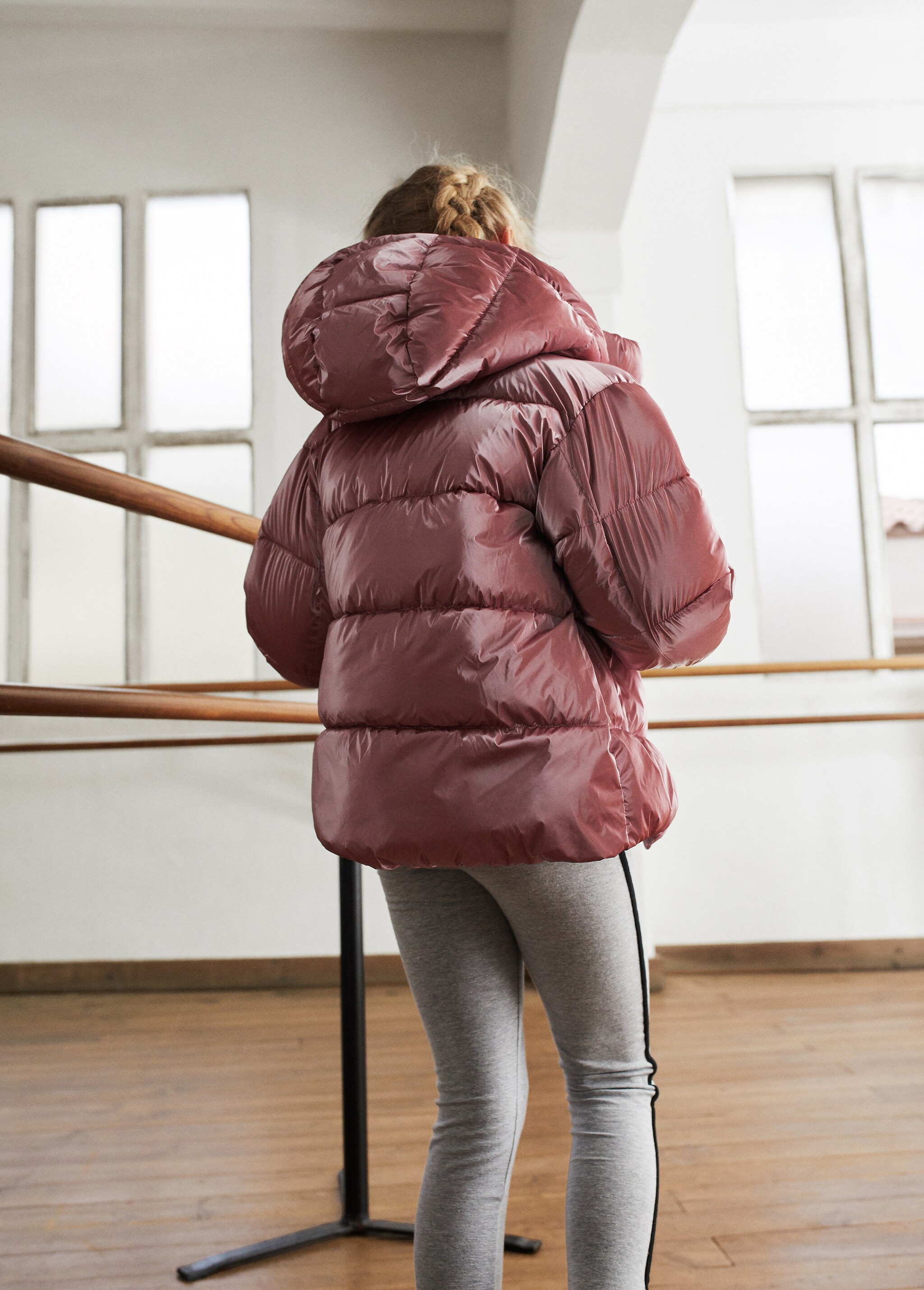 Anorak acolchado capucha - Plano general