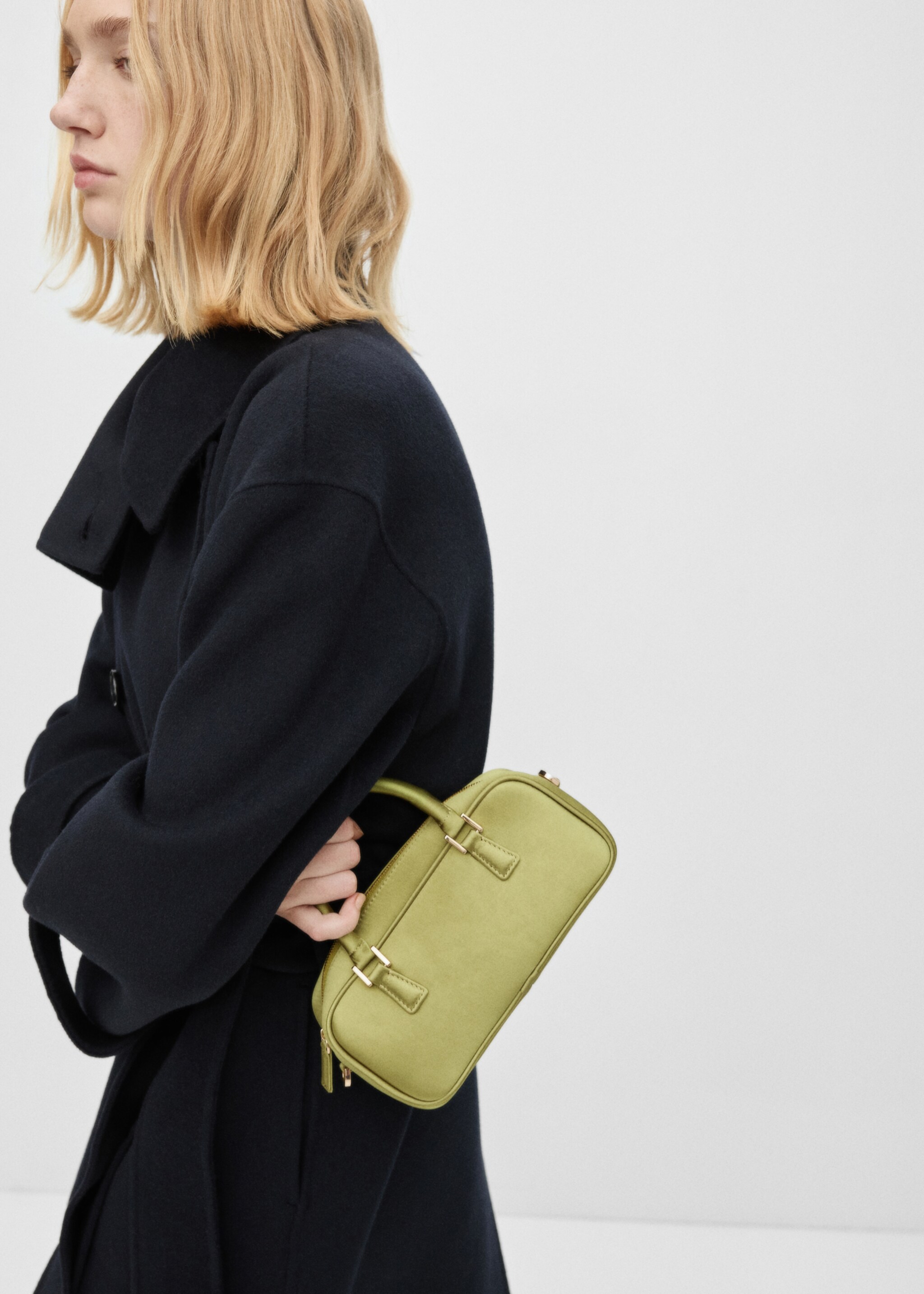 Mini satin bowling bag - General plane, Green. Ref: 77016358-00.