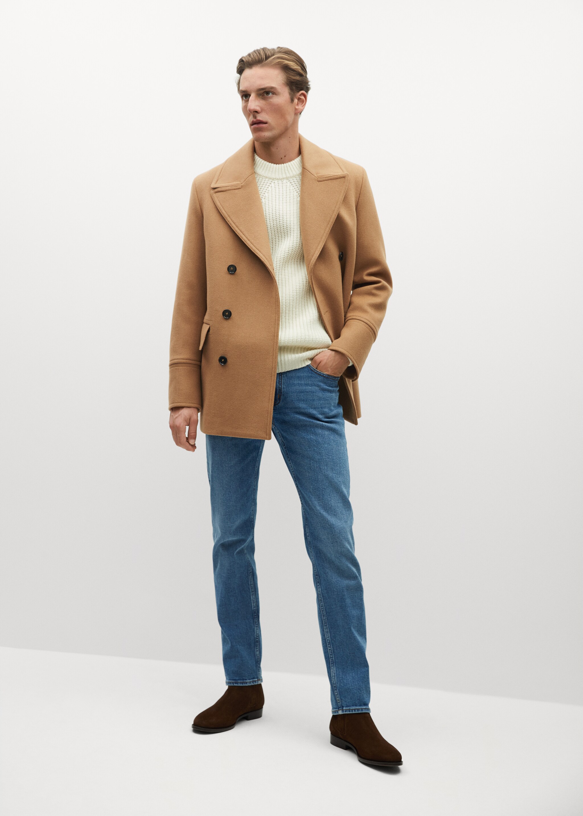 Americana vestit slim fit teixit comfort strech - Pla general