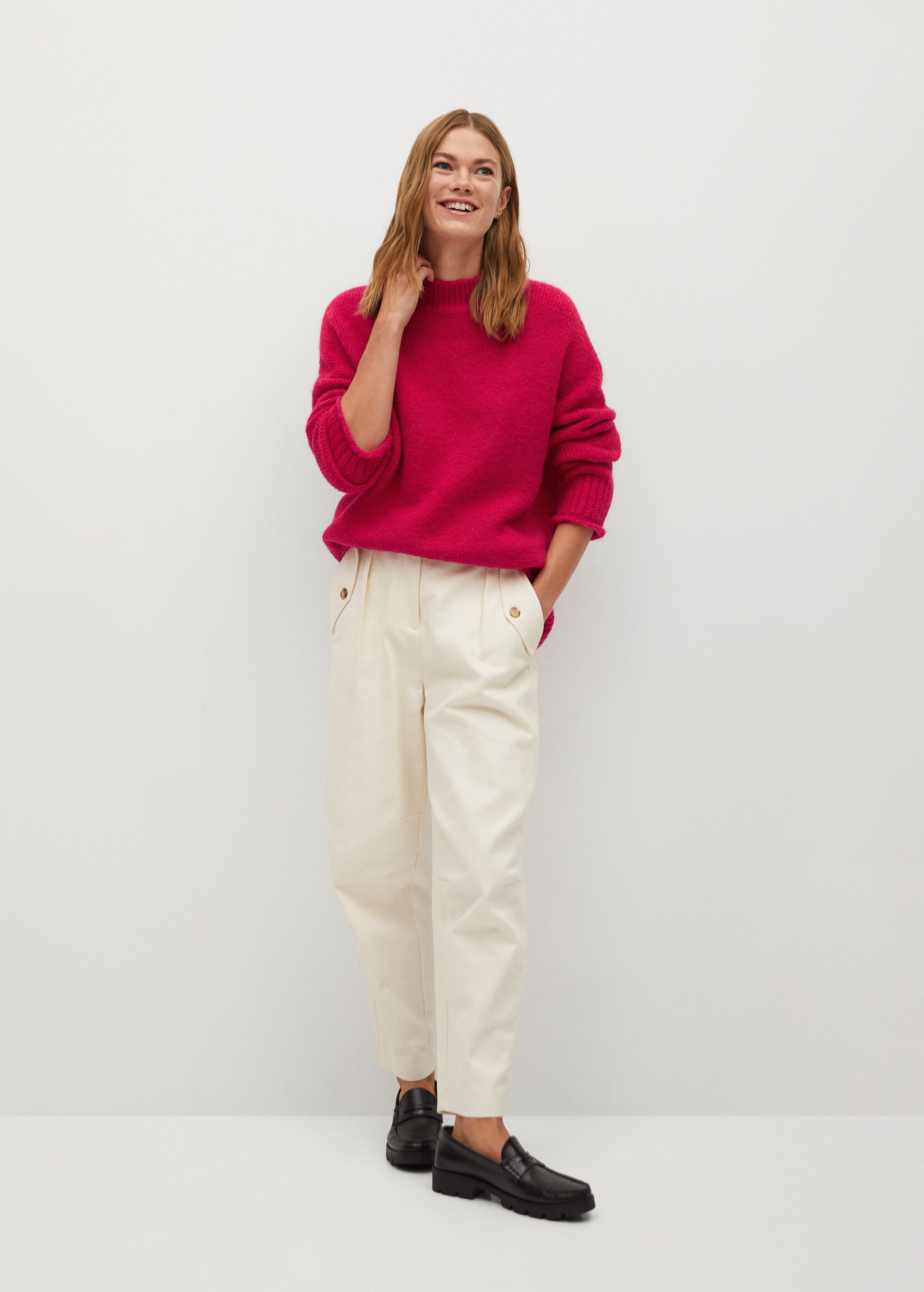 Textured knit sweater - General plane