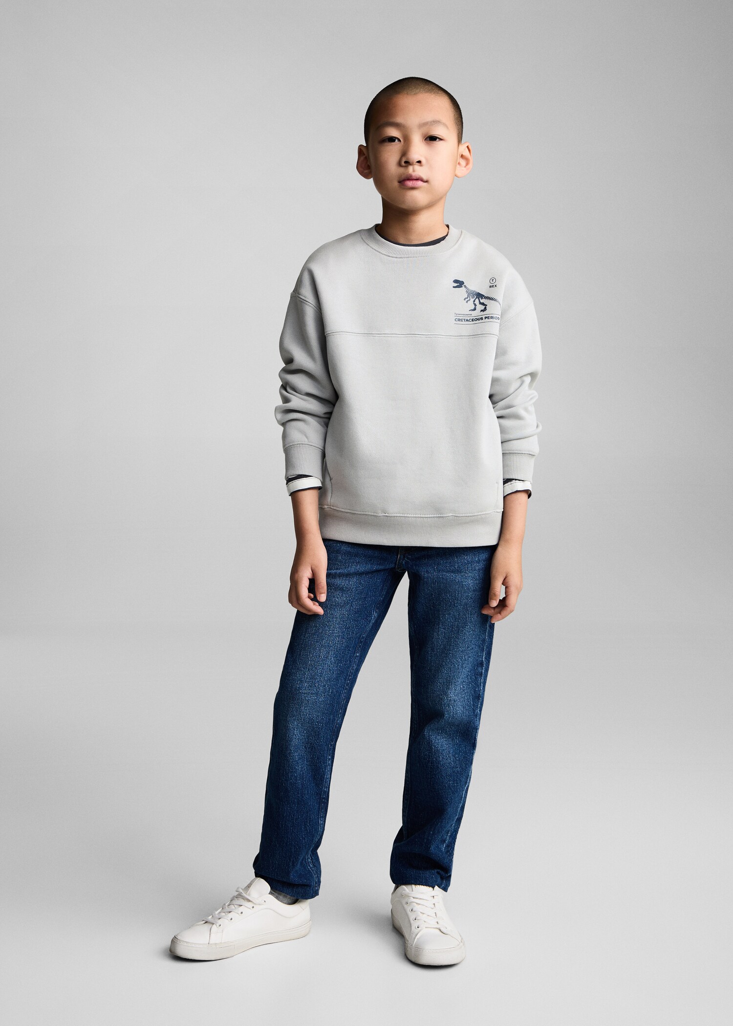 Sudadera algodón estampado - Plano general