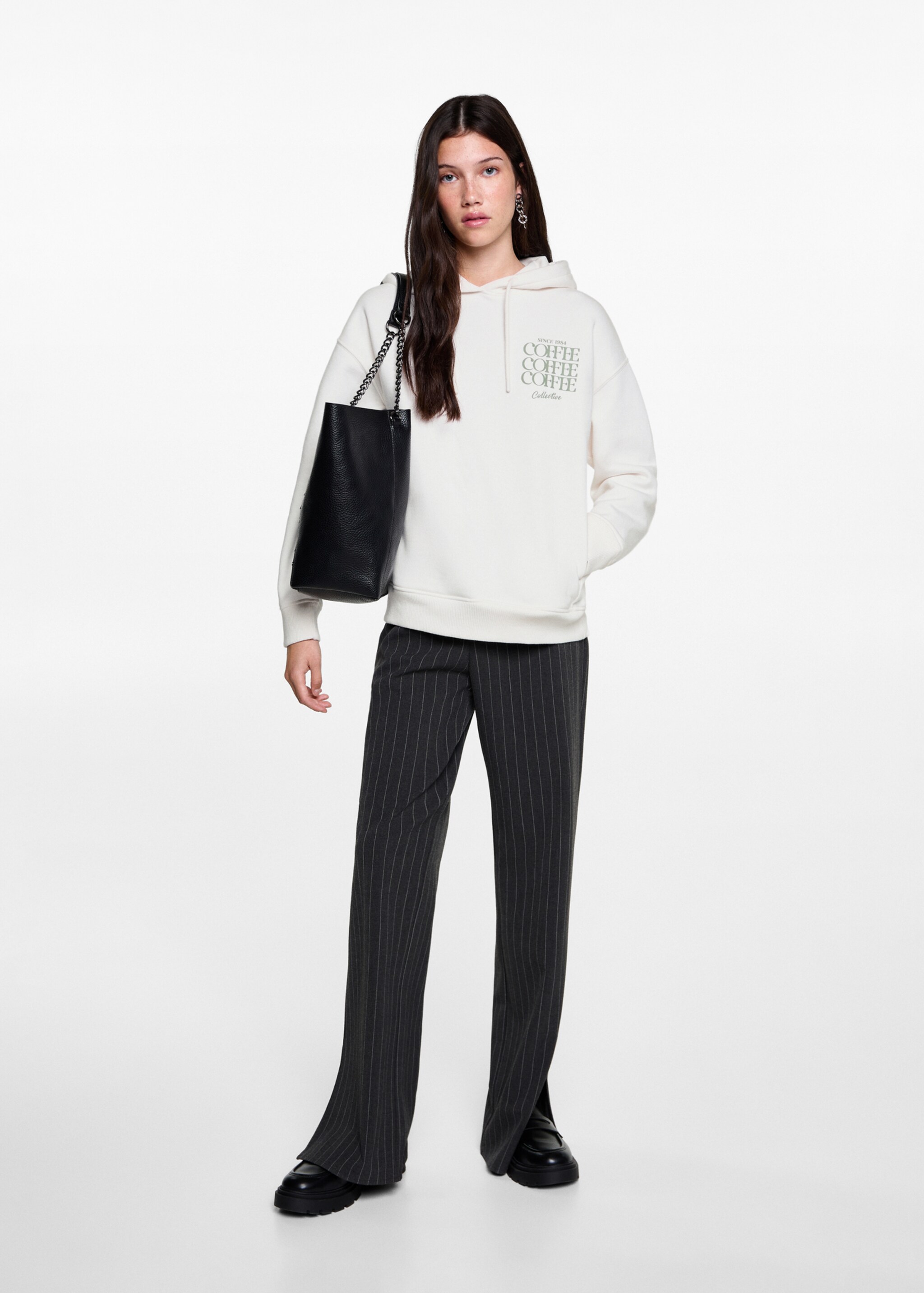 Hoodie cotton sweatshirt - General plane, Off White. Ref: 77018277-00.