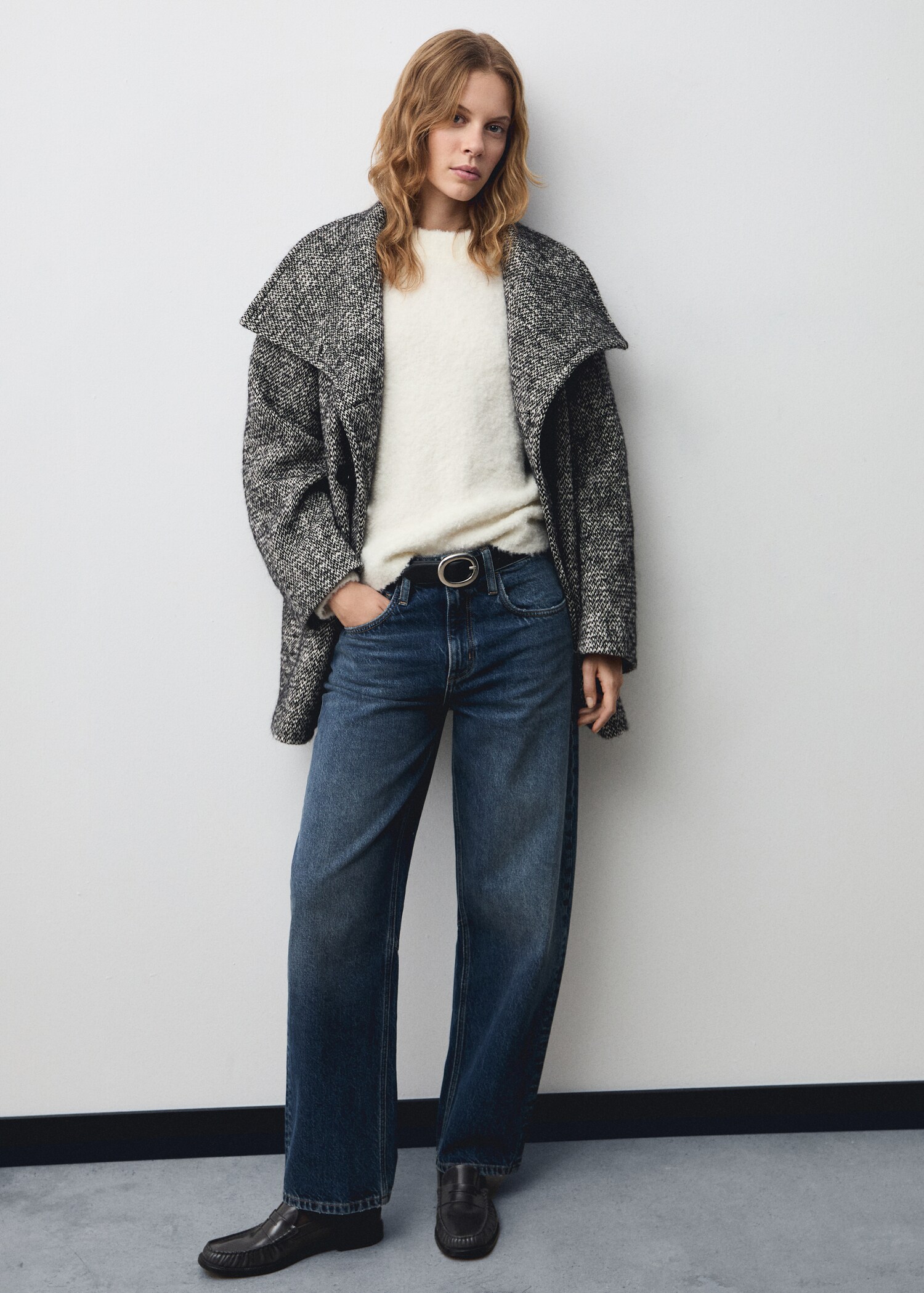 Jersey punto cuello redondo - Plano general