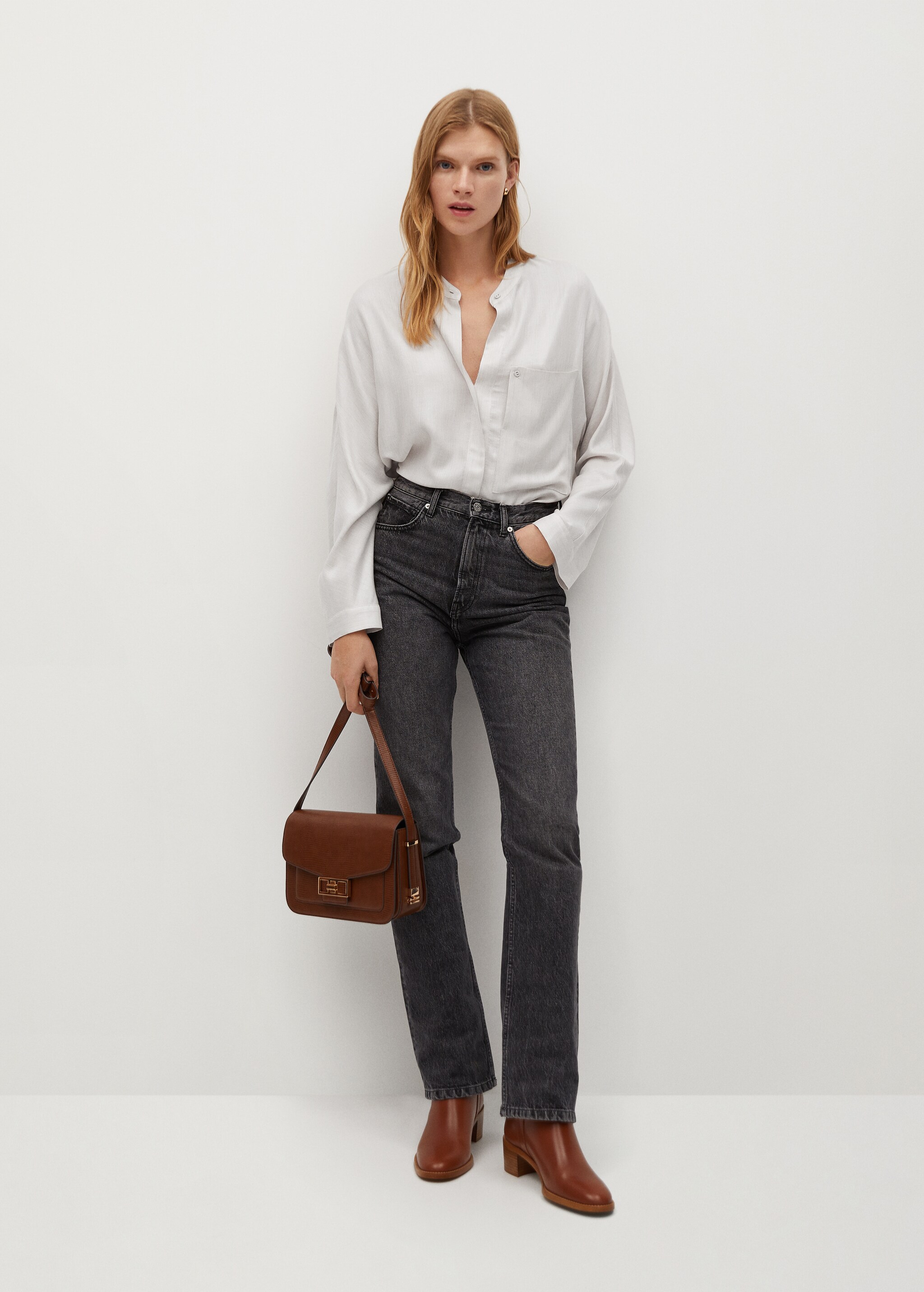 Blusa bolsillo parche - Plano general