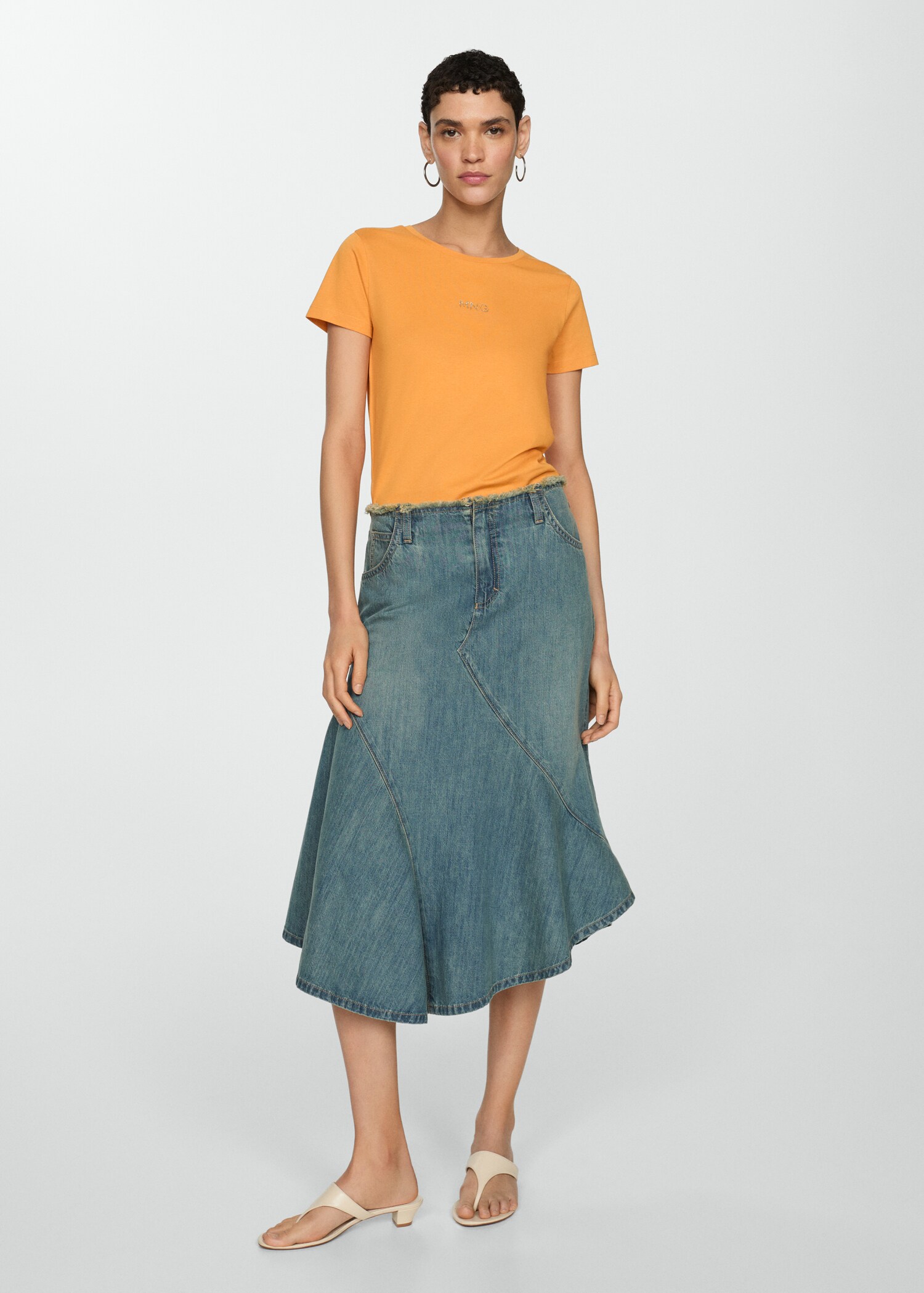 Metallic logo T-shirt - General plane