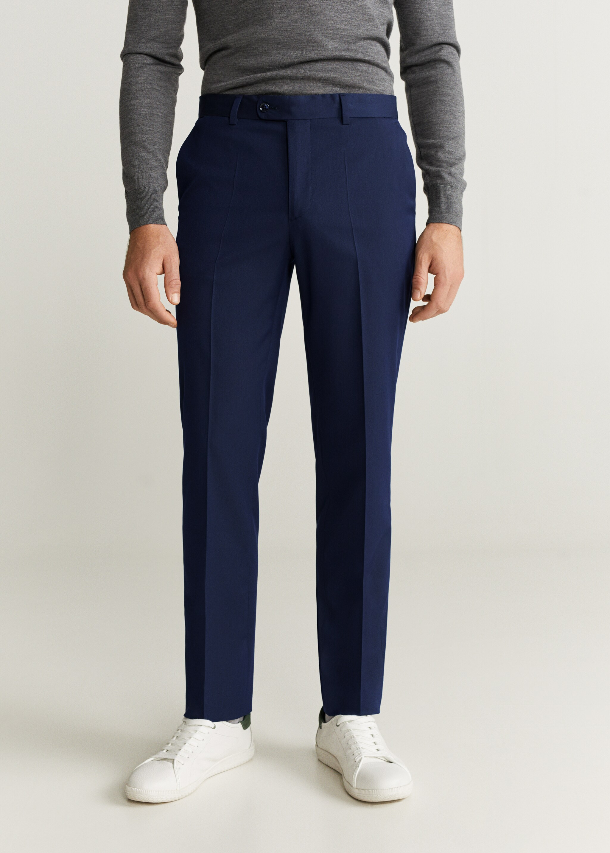 Super slim fit suit trousers - General plane