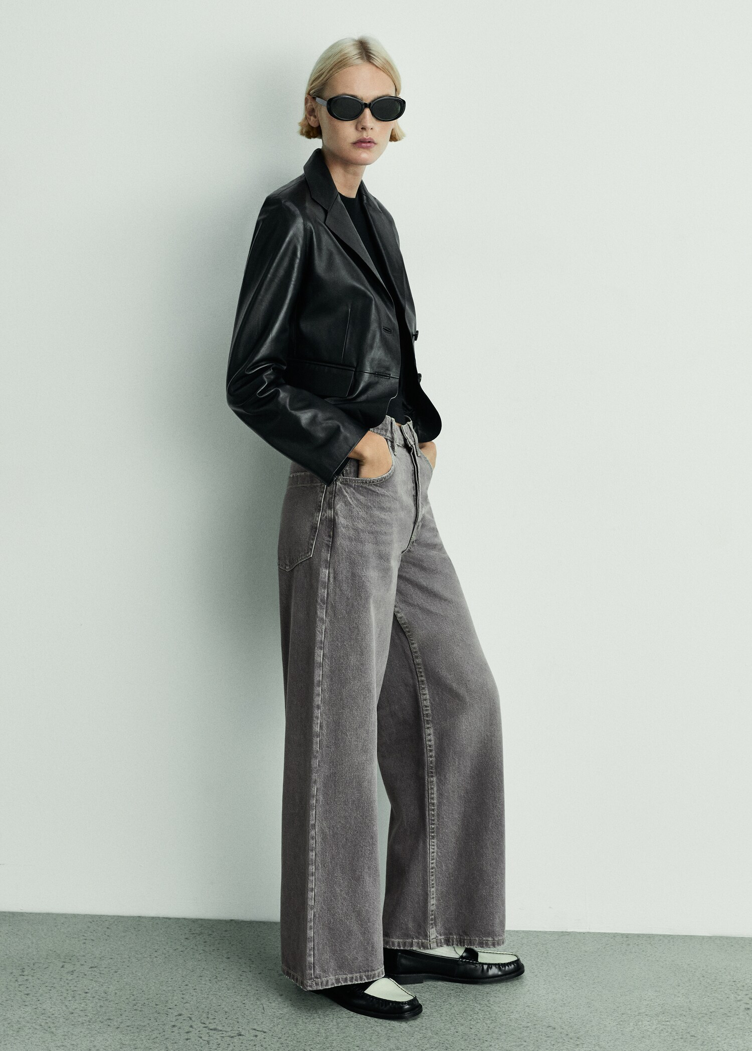 Jean wideleg loose taille normale - Plan général