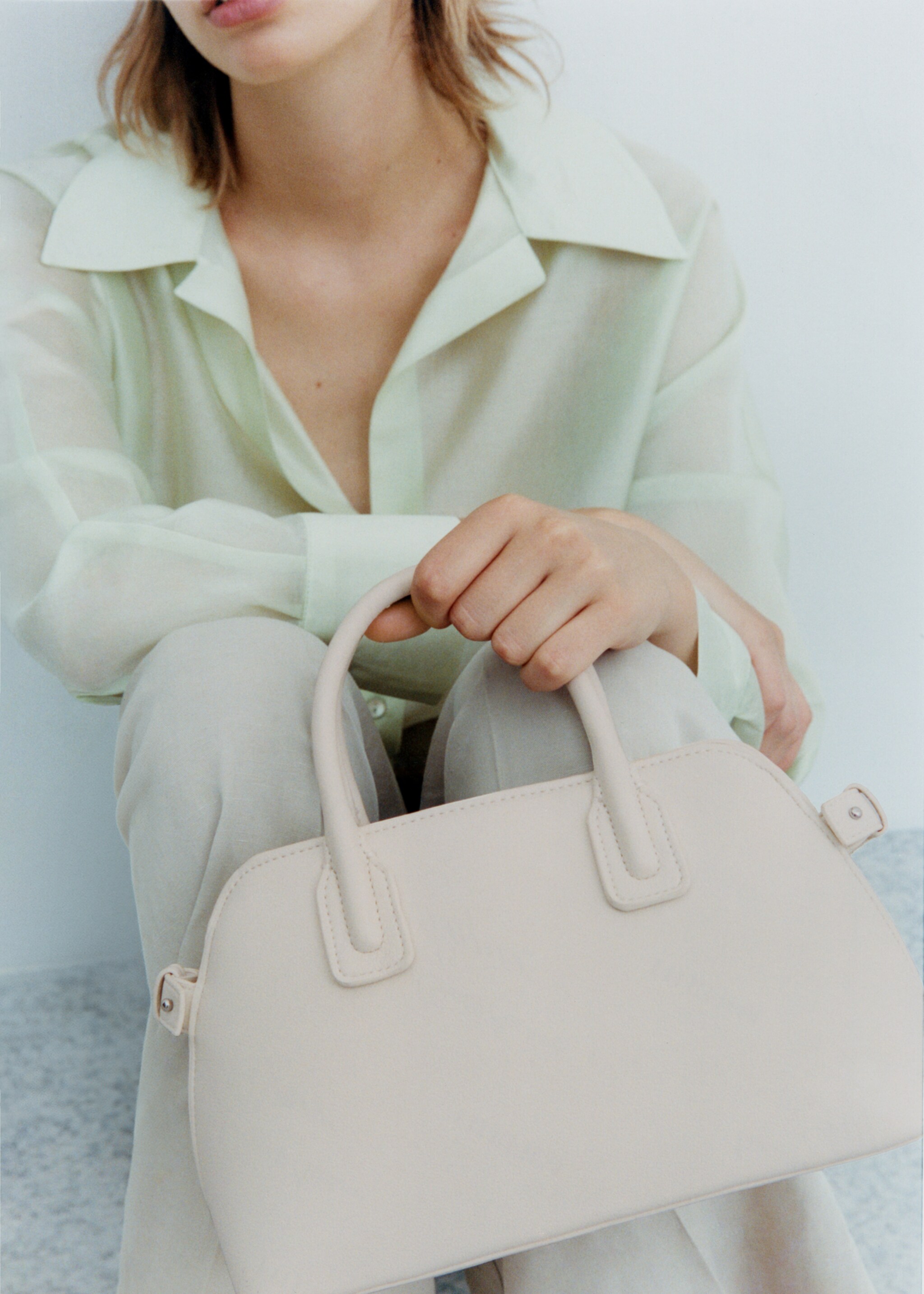 Double-handle bowling bag - General plane, Off White. Ref: 77024045-00.
