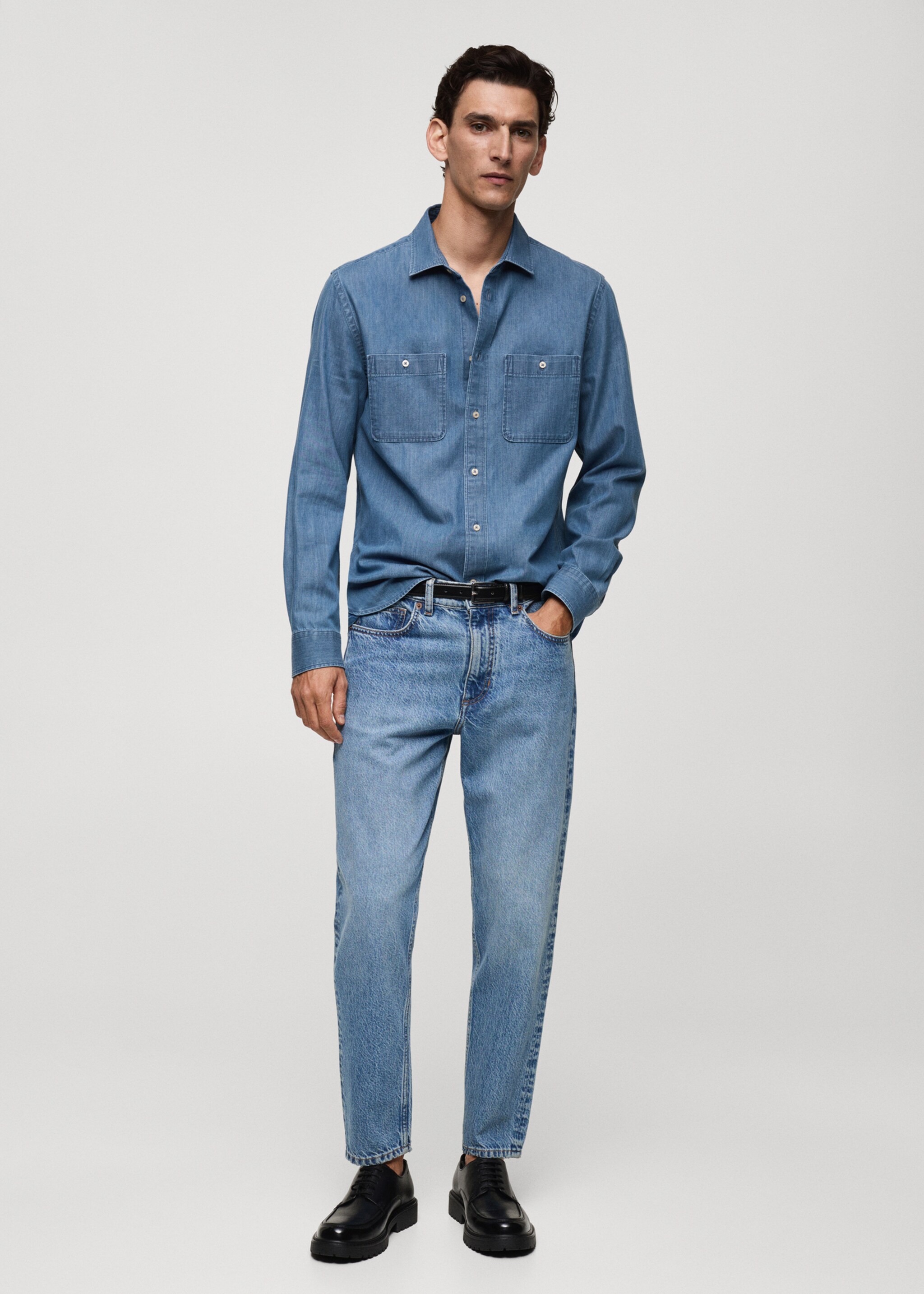 Sobrecamisa texana butxaques regular fit - Pla general