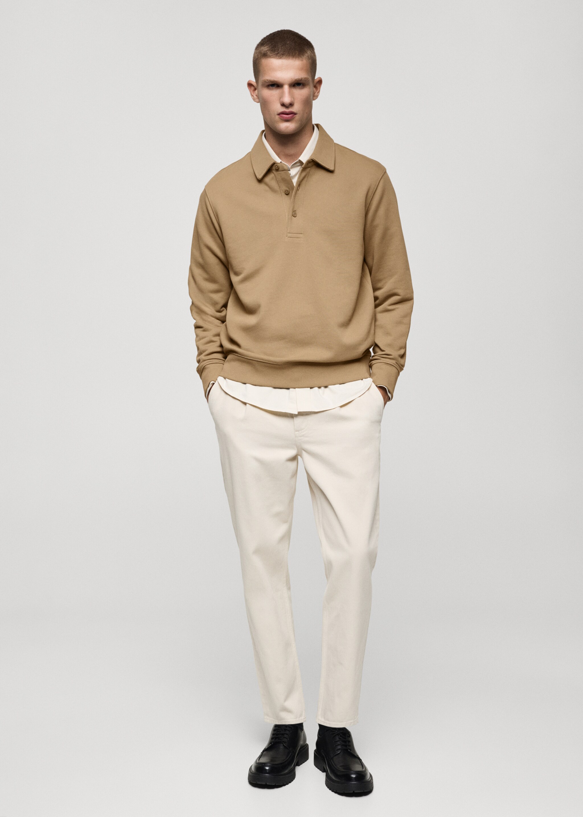 Sudadera polo 100% algodón - Plano general