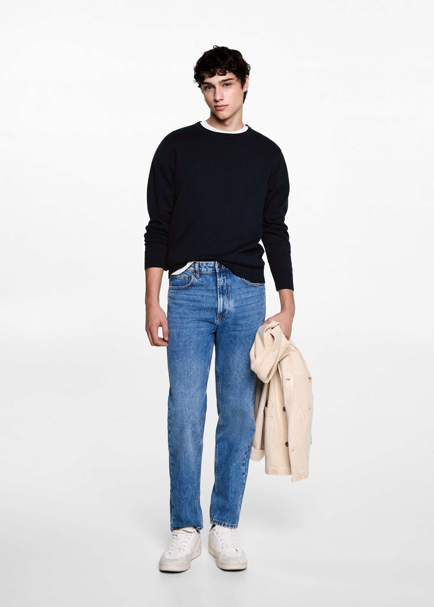 Pull-over maille col rond - Plan général