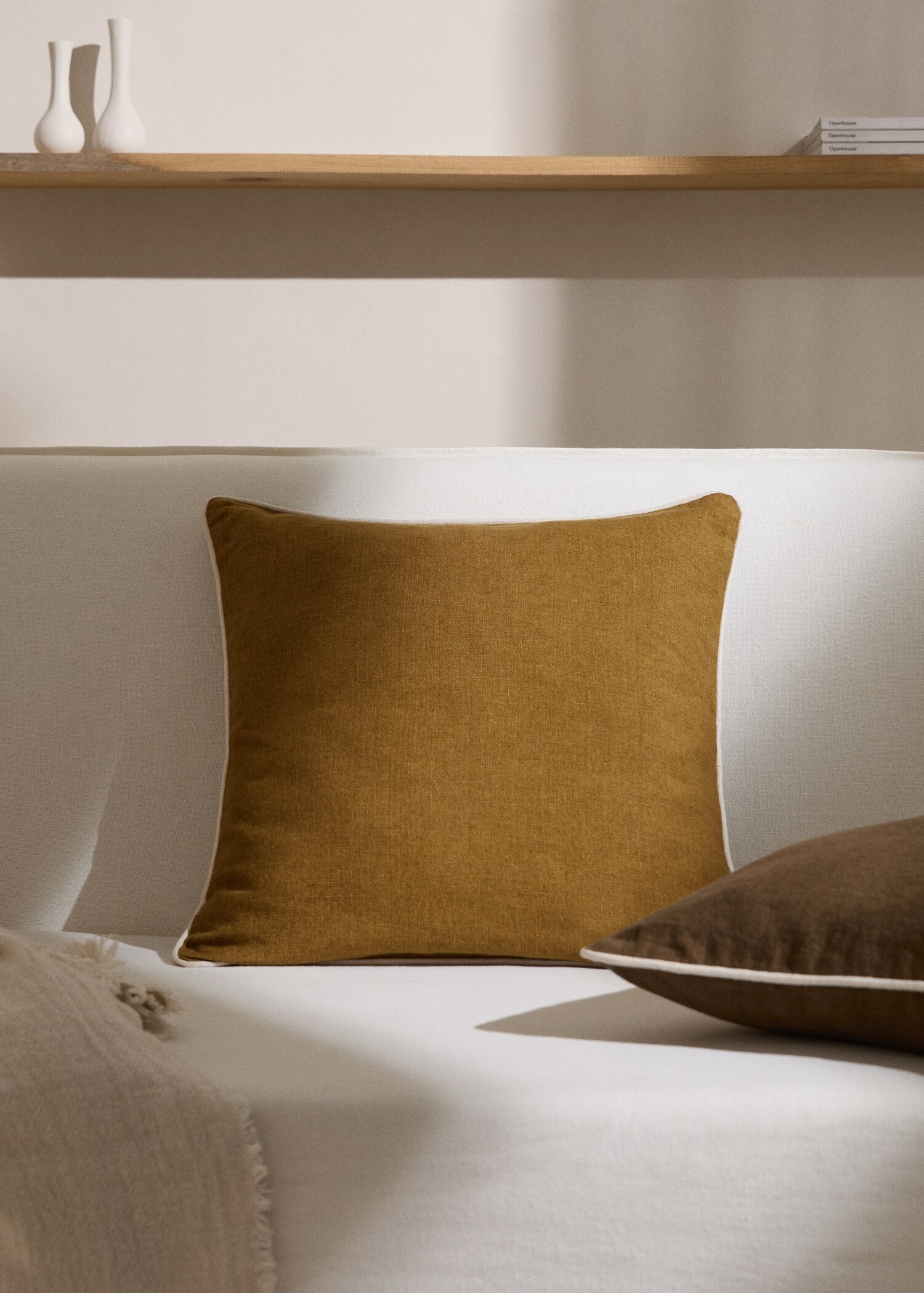 100% linen cushion cover 50x50cm - General plane