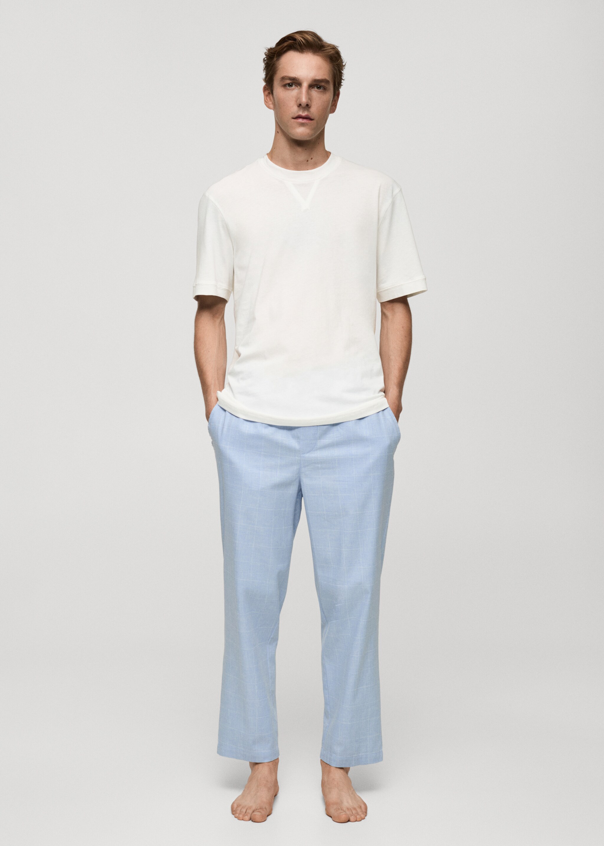 Pack de pijama combinado de 100% algodão - Plano geral