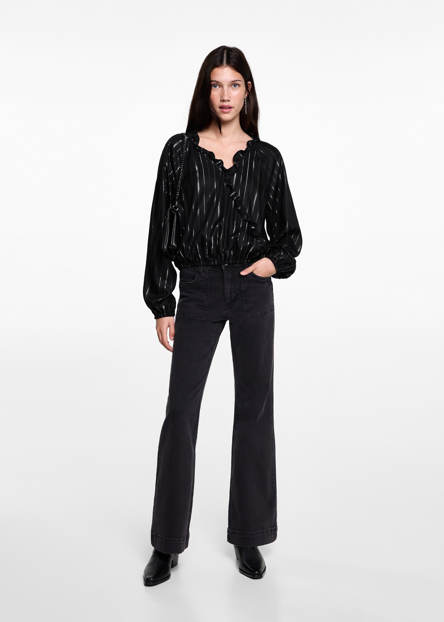 Blusa lúrex rayas - Plano general