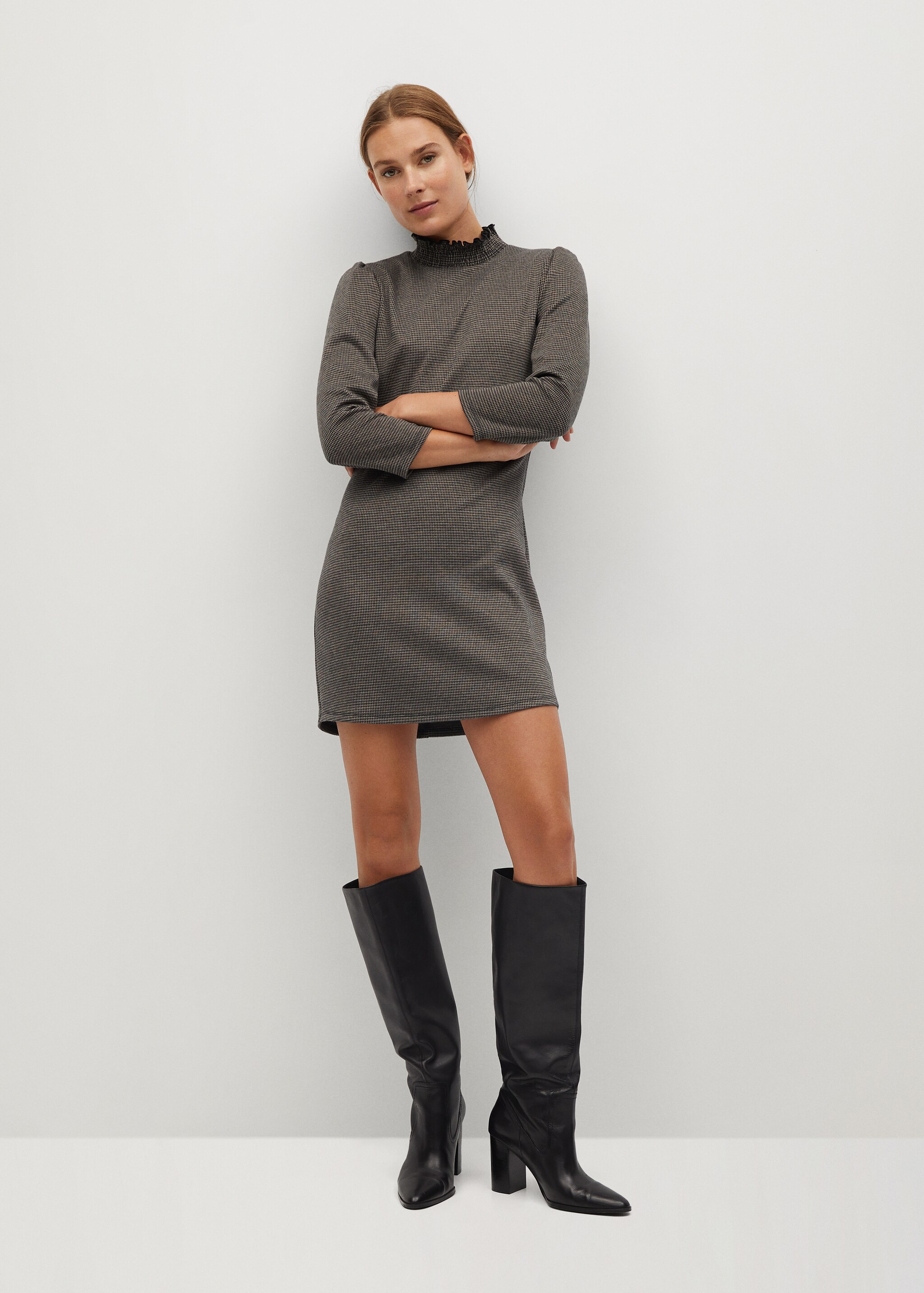Elastic neck dress - General plane