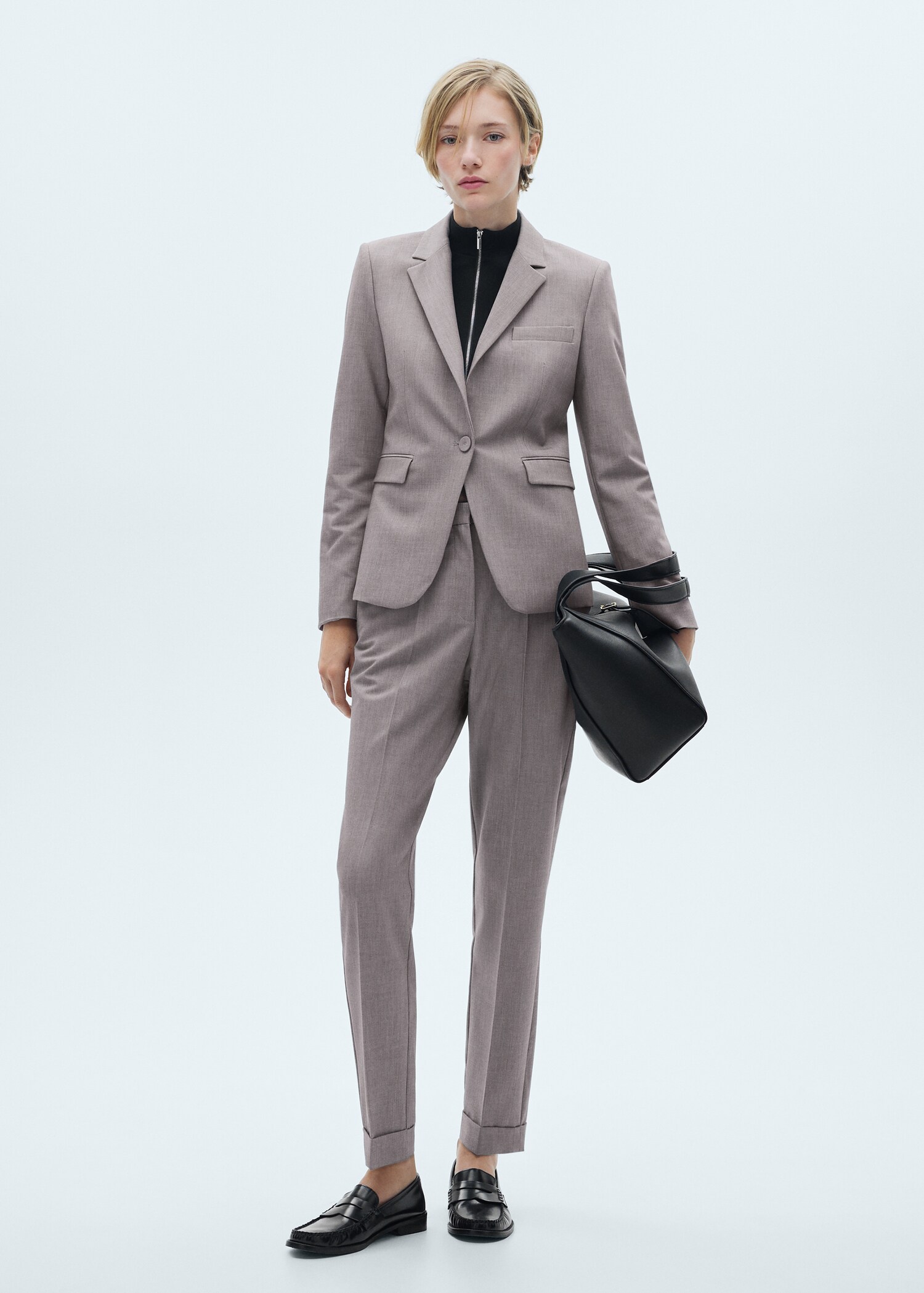 Straight-fit suit jacket - General plane