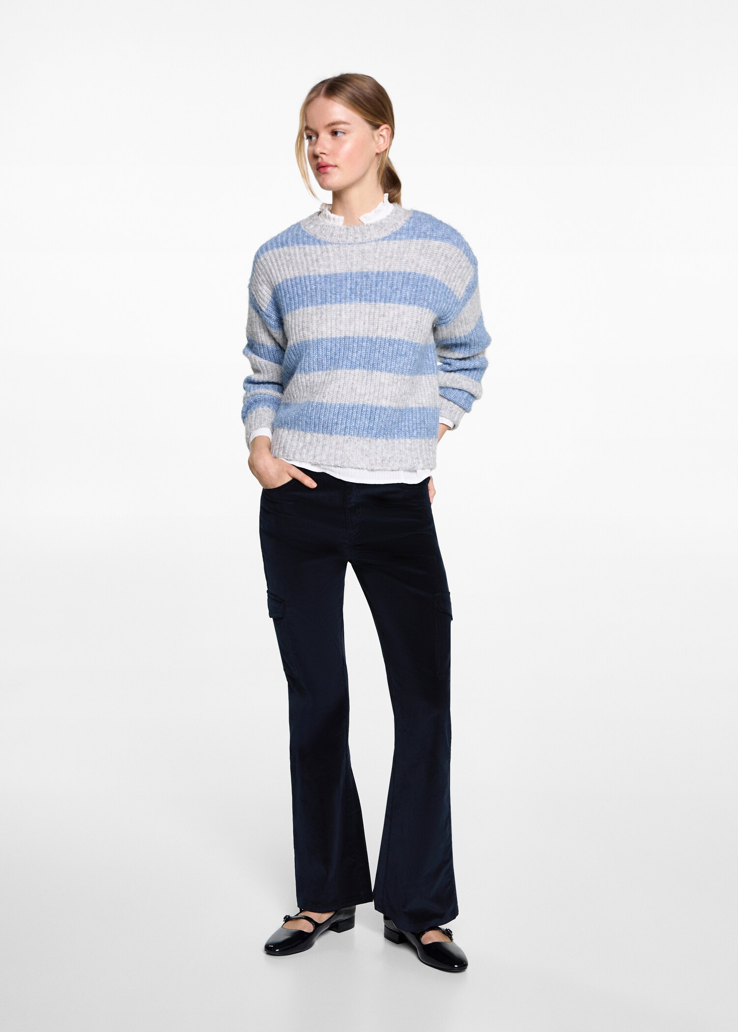 Pockets corduroy trousers - General plane