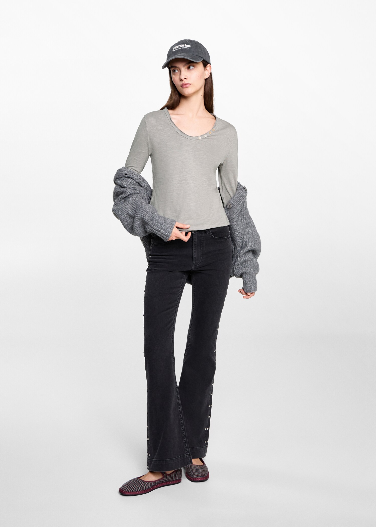 Samarreta màniga llarga botons - Pla general