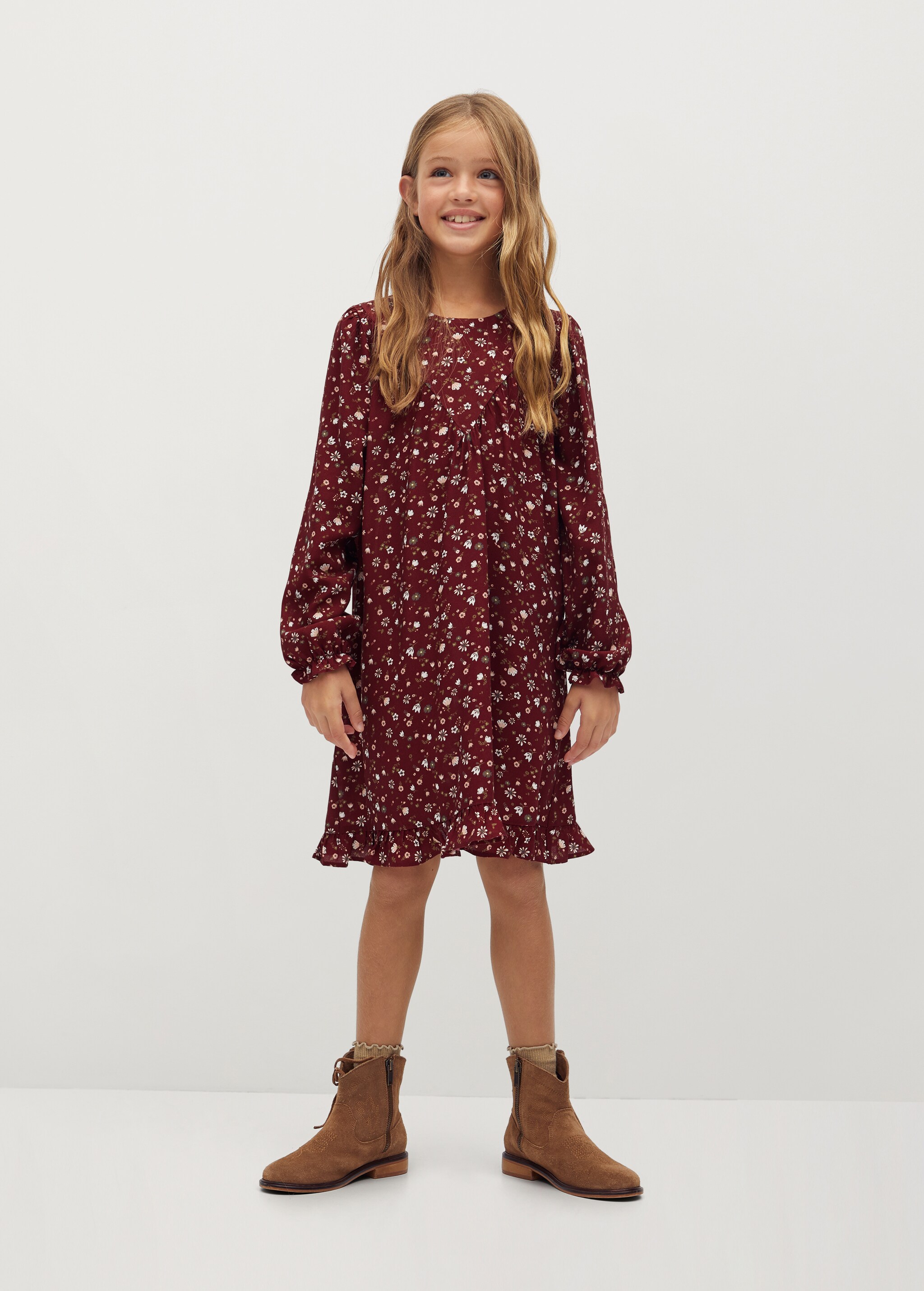 Vestido estampado floral - Plano general