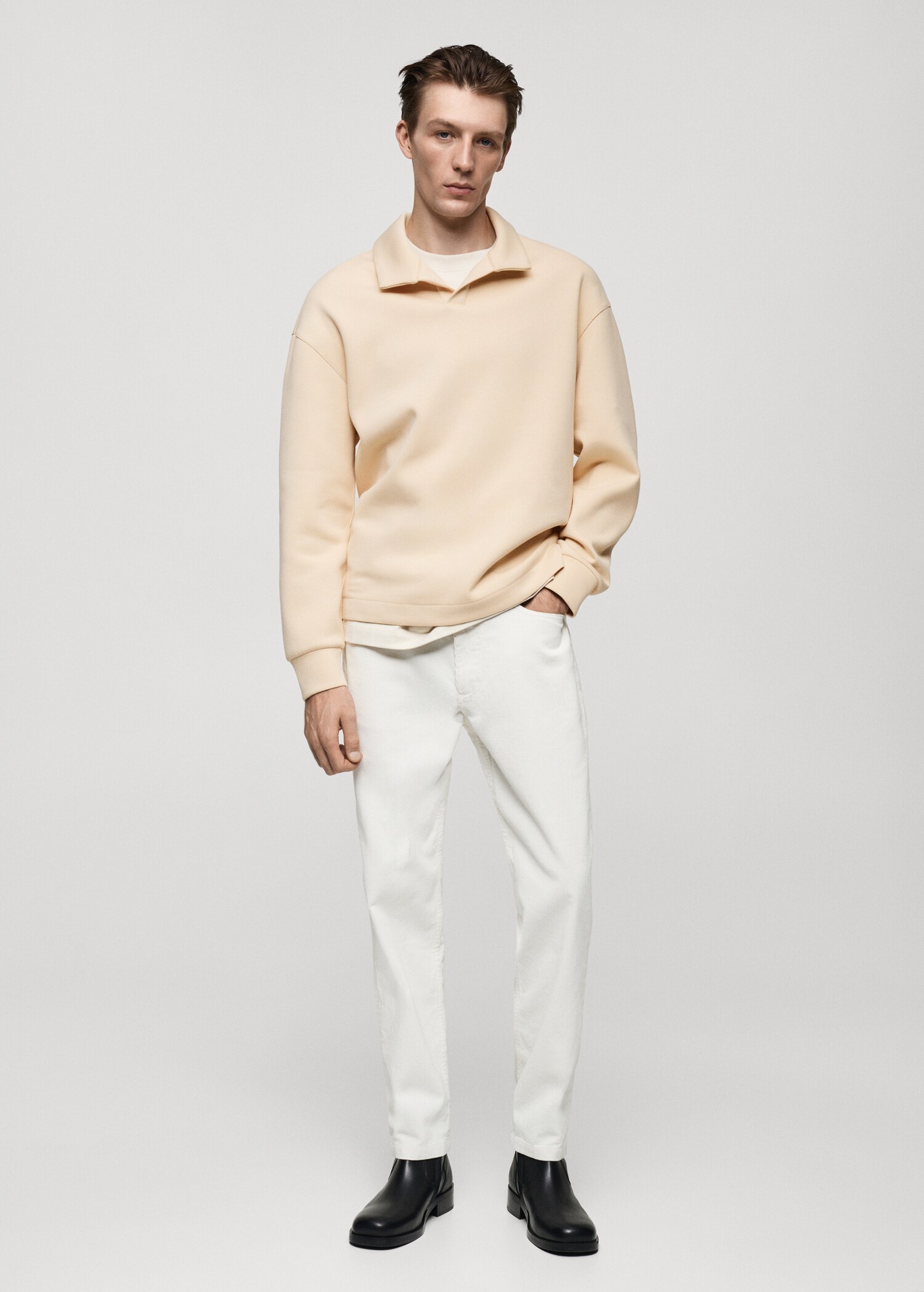 Sudadera polo relaxed fit - Plano general
