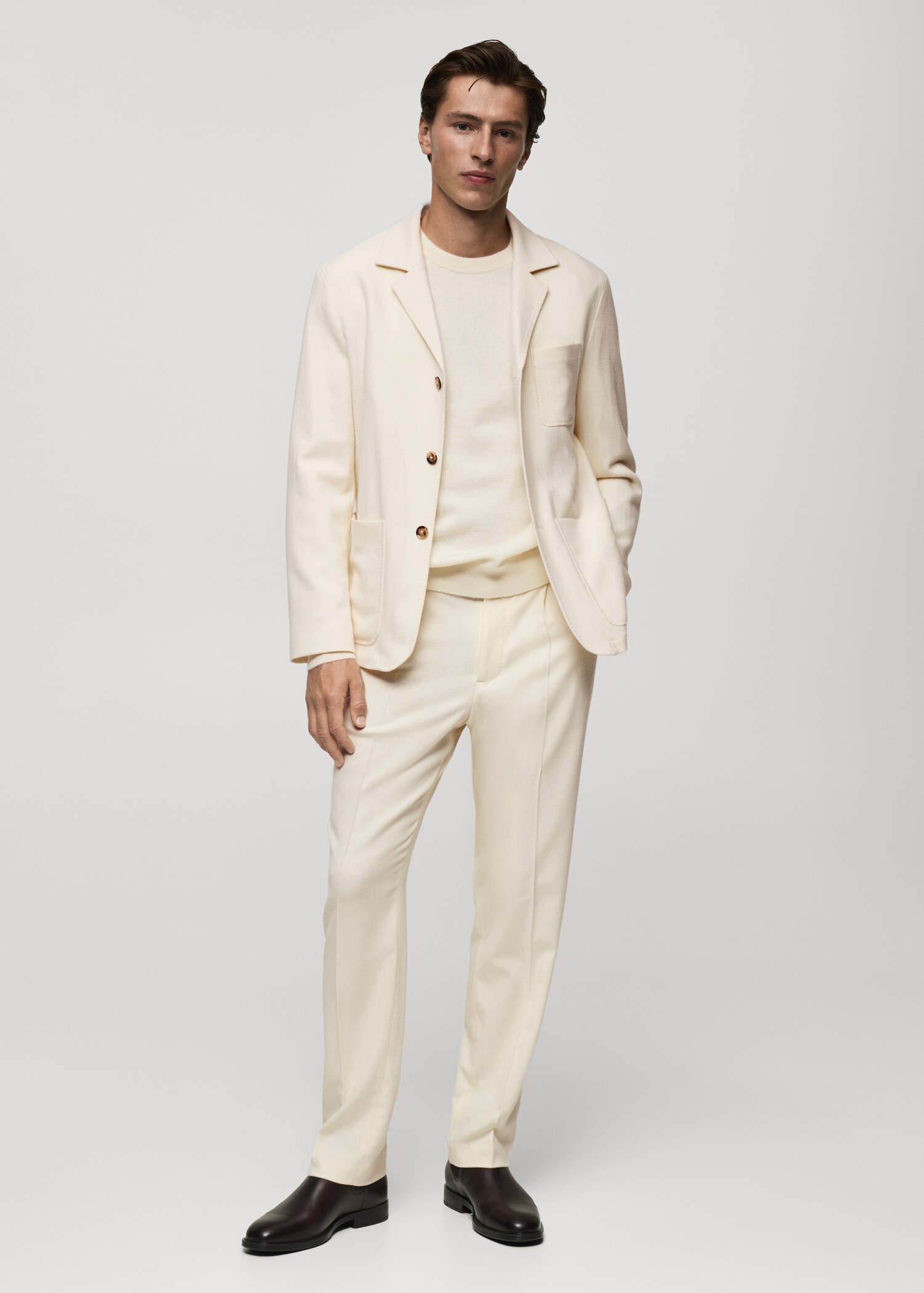 Jersei 100% caixmir regular fit - Pla general