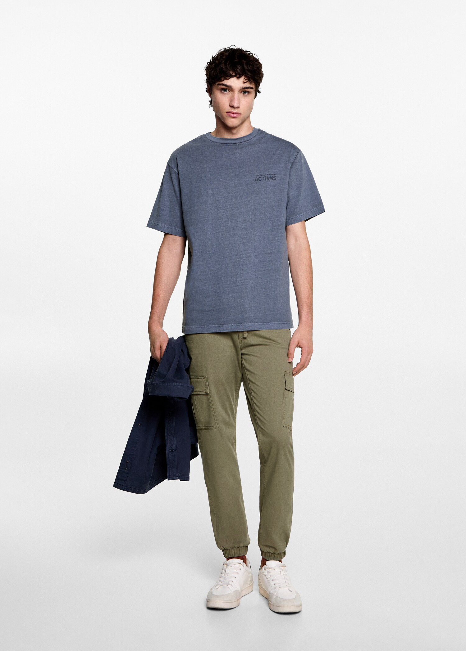 Printed message T-shirt - General plane