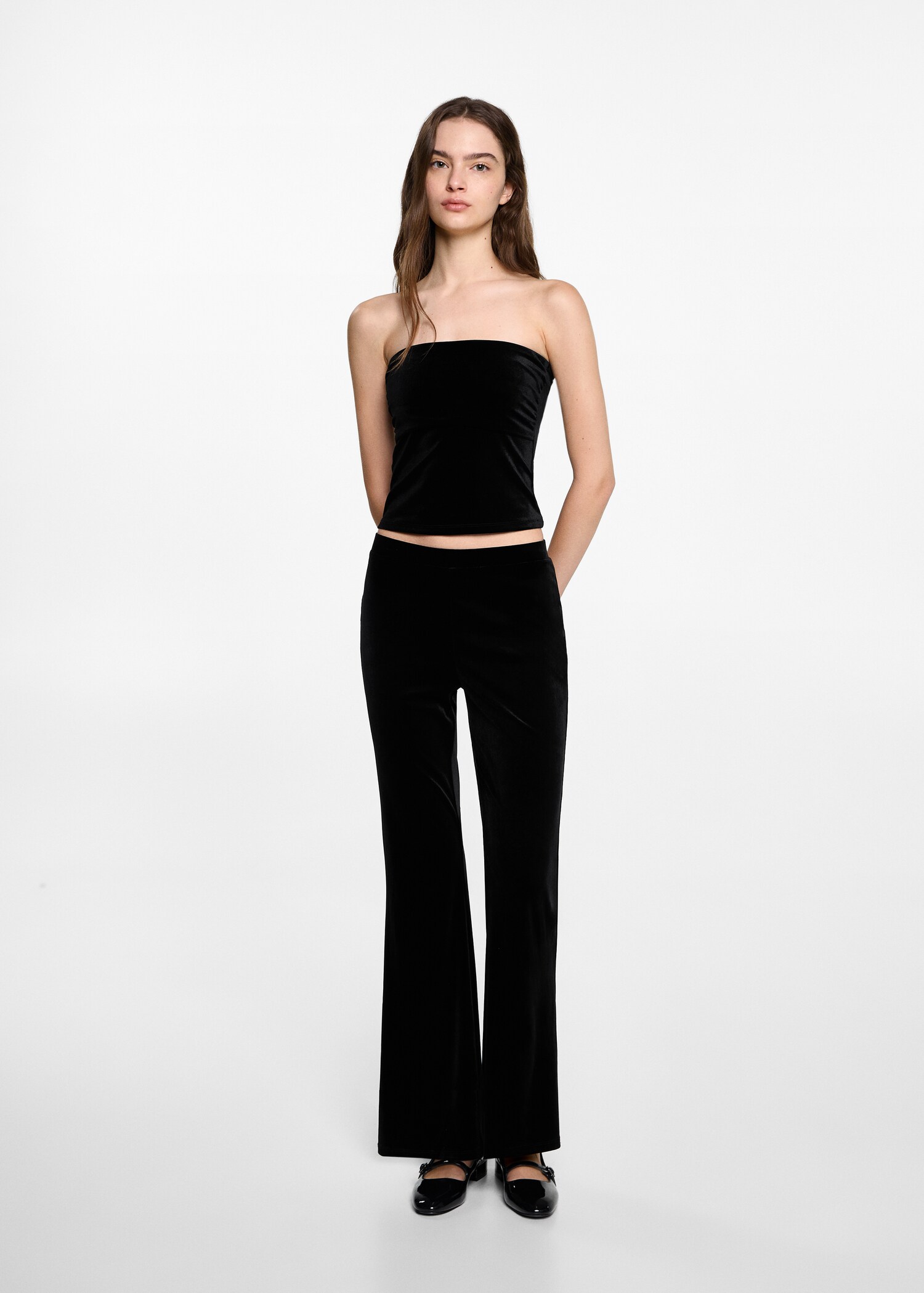 Top bandó vellut - Pla general