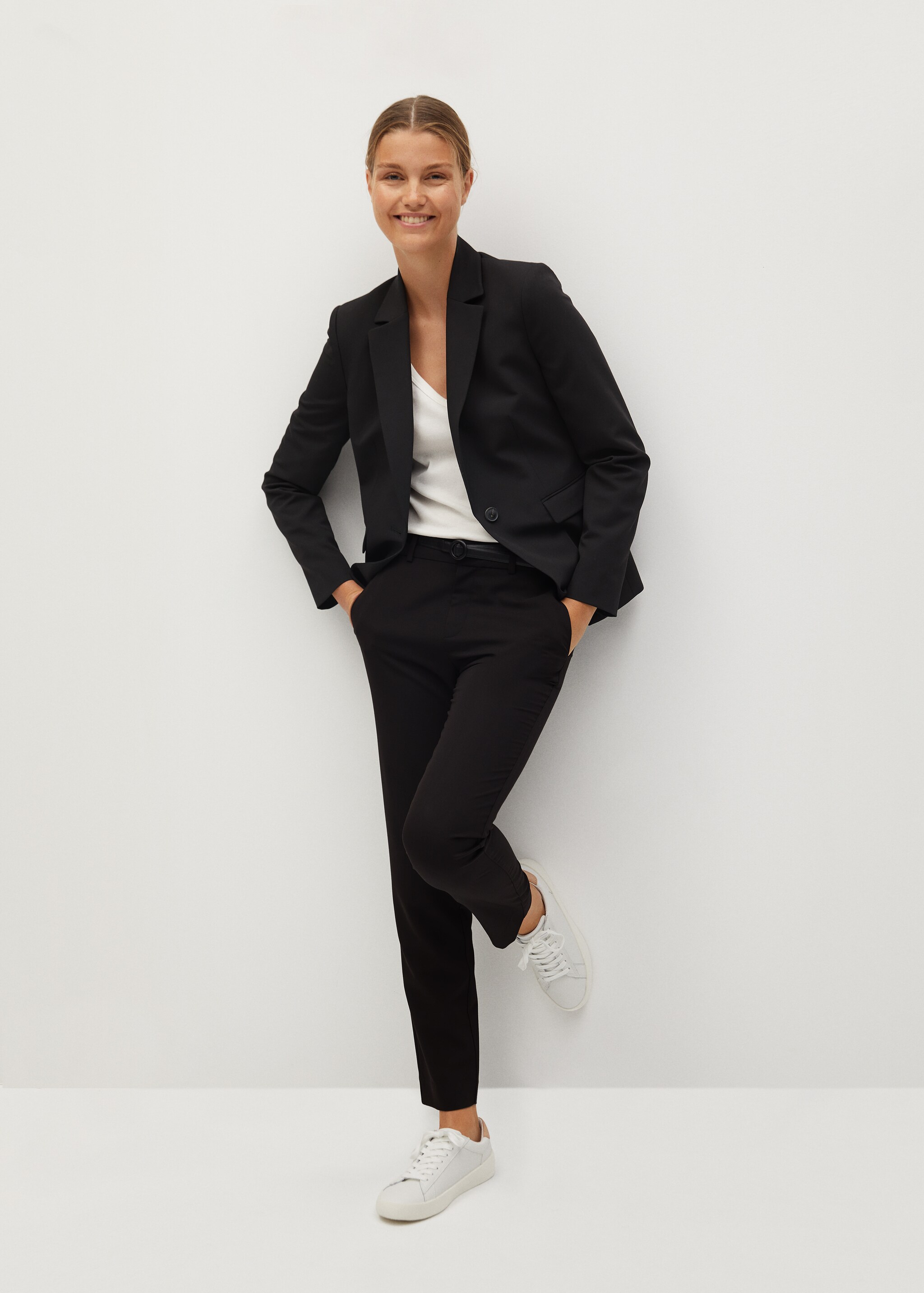 Belt suit trousers - General plane