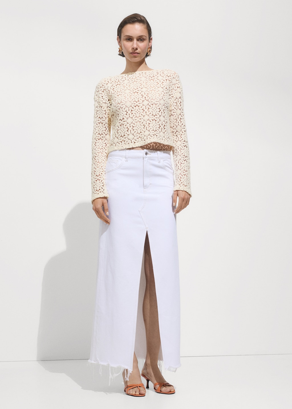 Jersey crochet flores