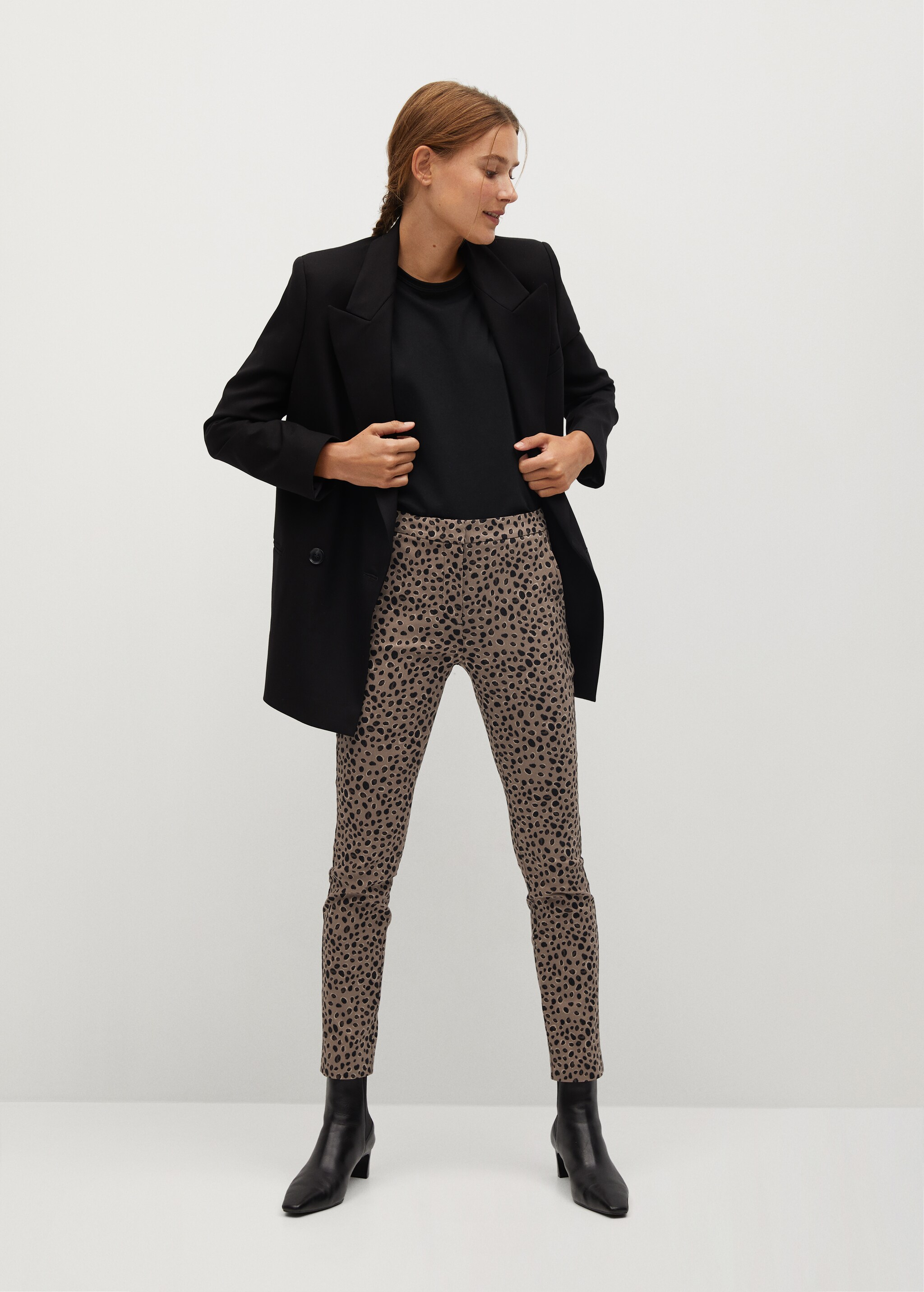 Crop skinny trousers - General plane