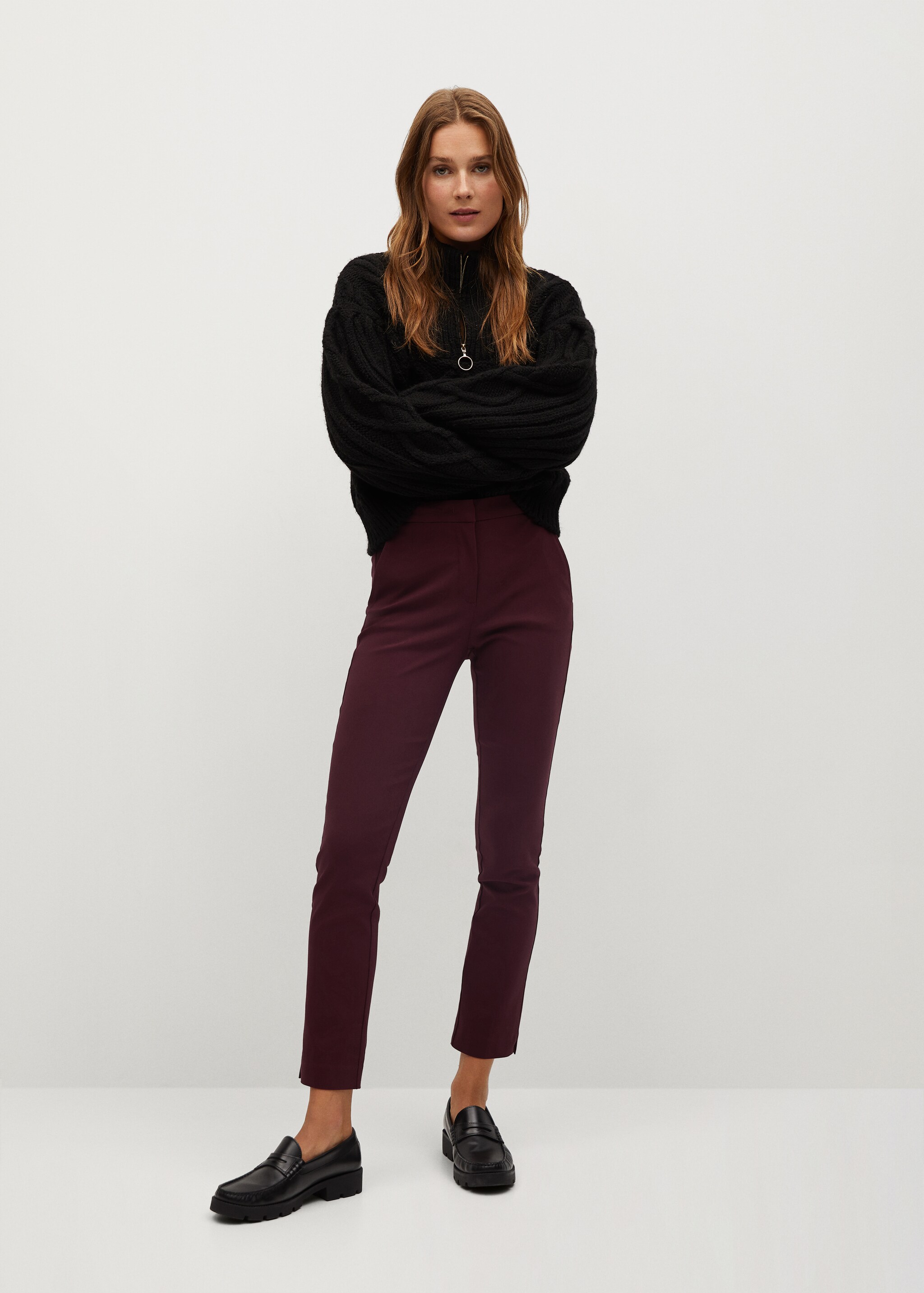 Crop skinny trousers - General plane
