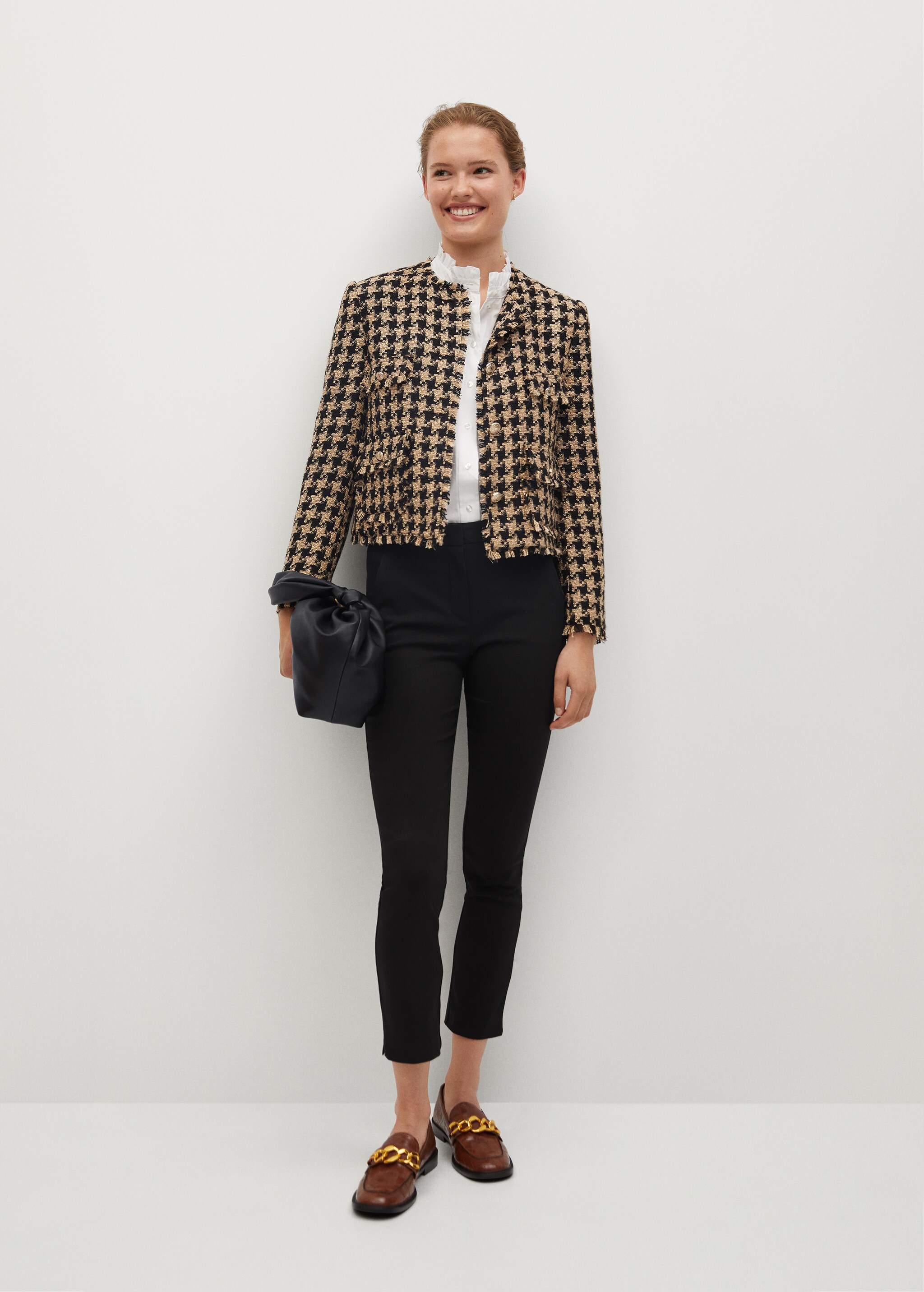 Crop skinny trousers - General plane