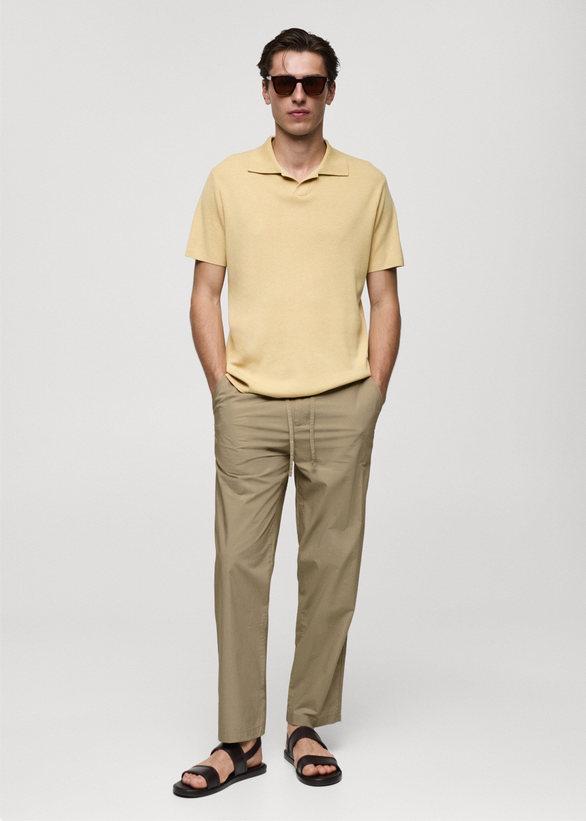 Pantaloni cotone laccio - Piano generale