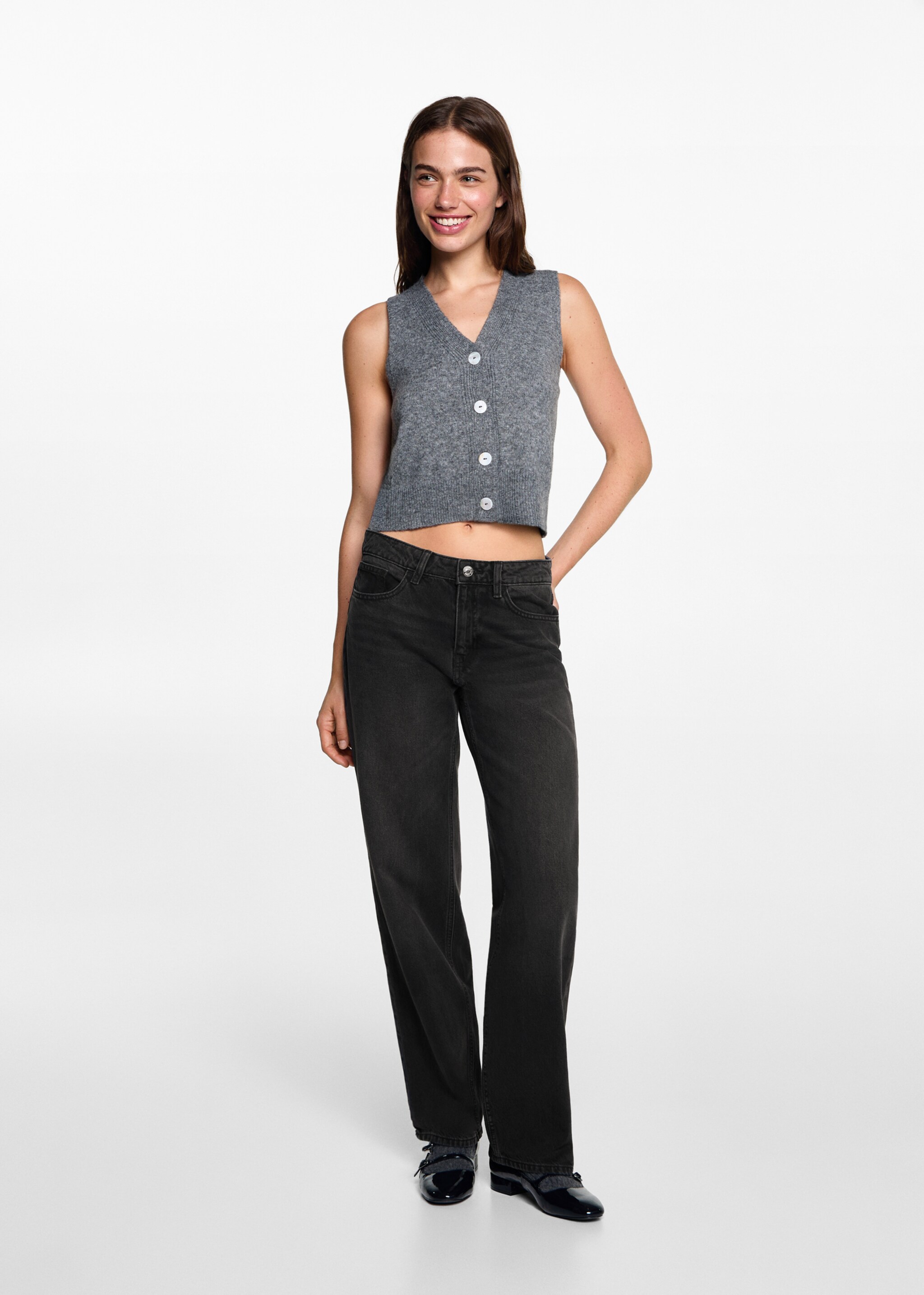 Straight Jeans - Allgemeine Ansicht, Schwarz. Ref: 77030607-00.