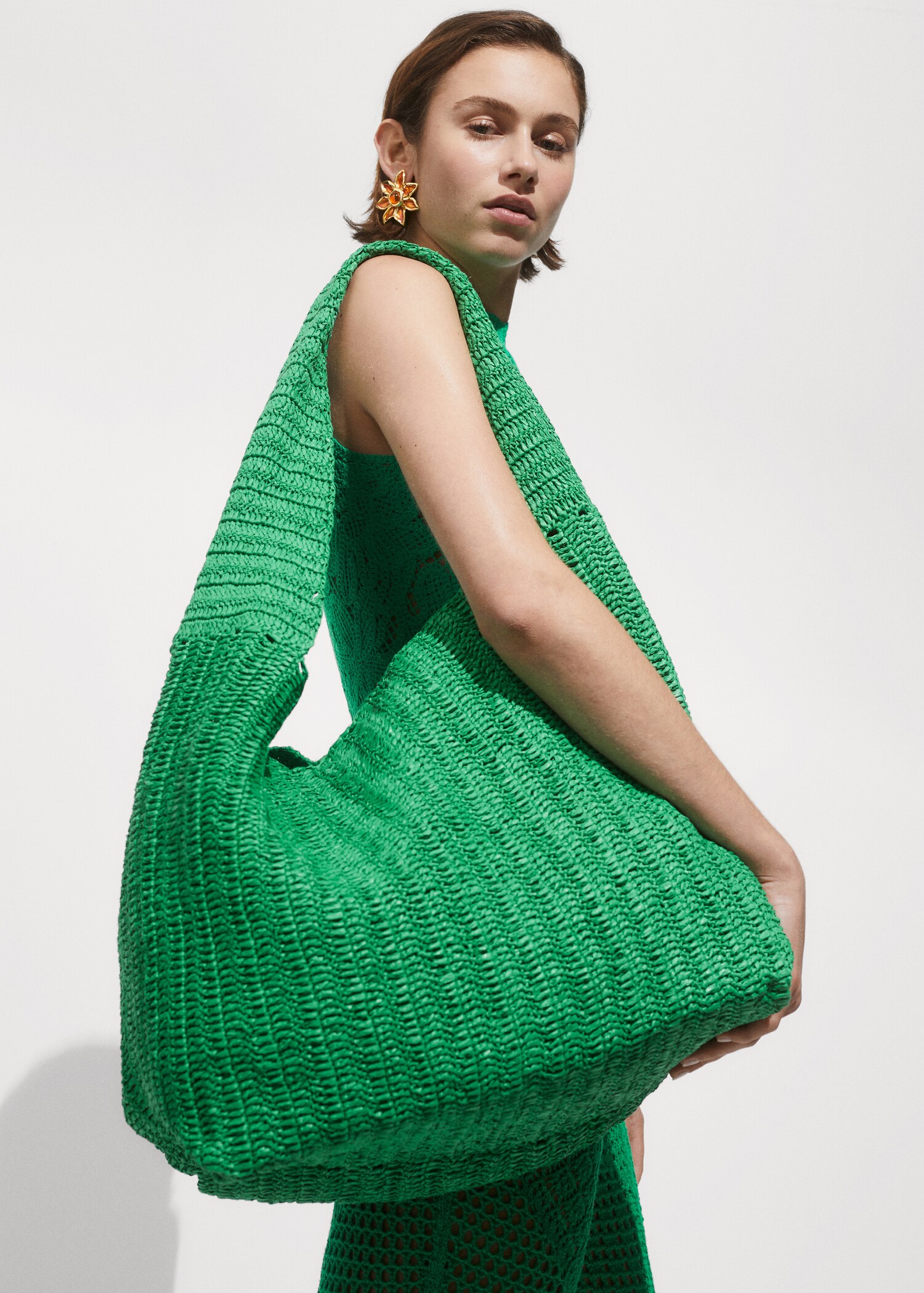Natural fibre shopper bag - General plane