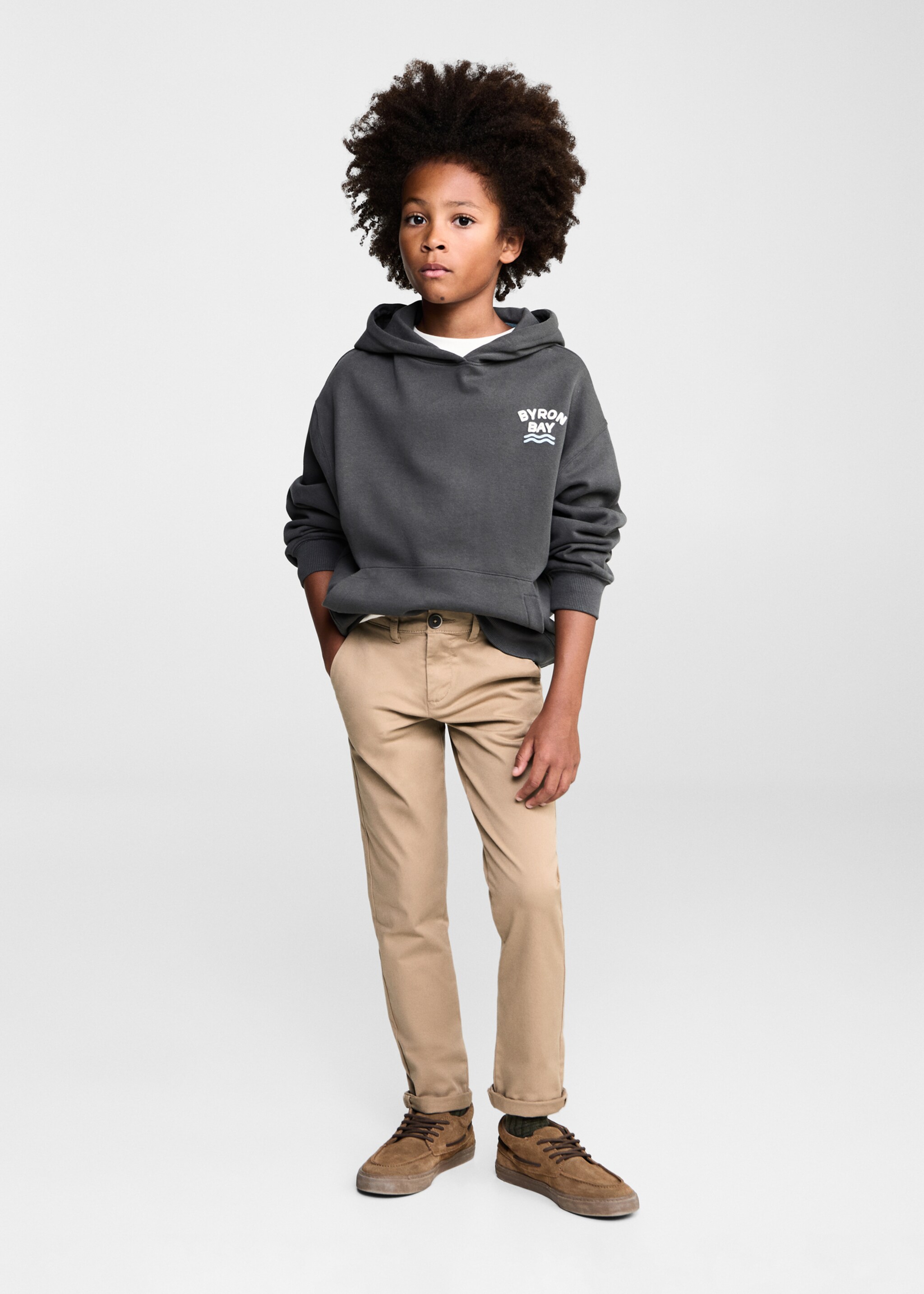 Cotton chinos - General plane, Beige. Ref: 77031011-00.