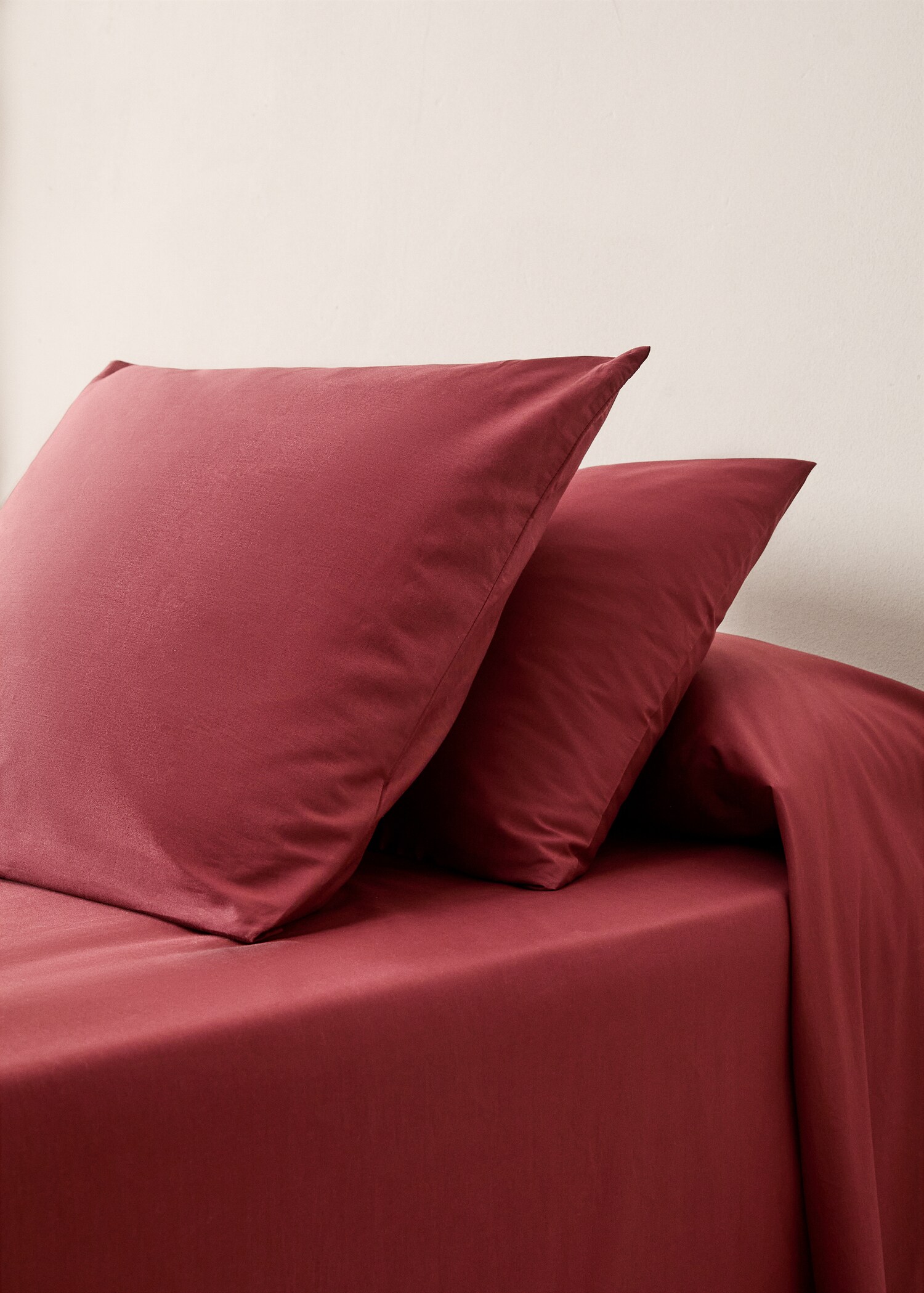 180 thread count cotton pillowcase 60x60cm - General plane