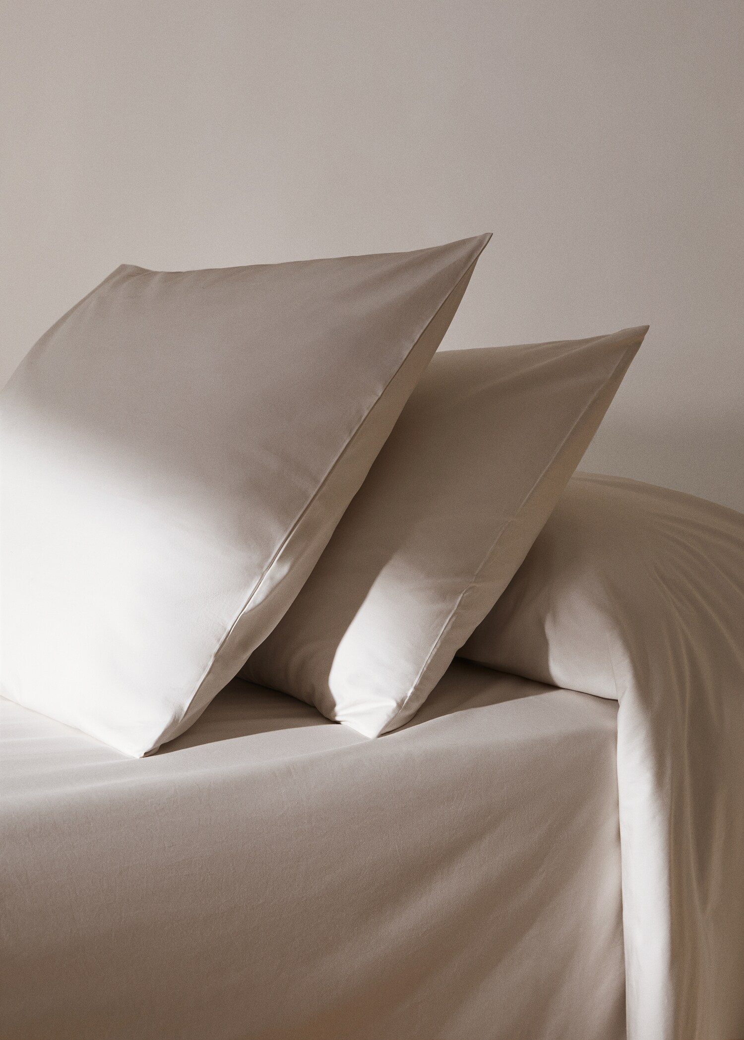 Cotton pillowcase 300 threads 45x110cm - General plane