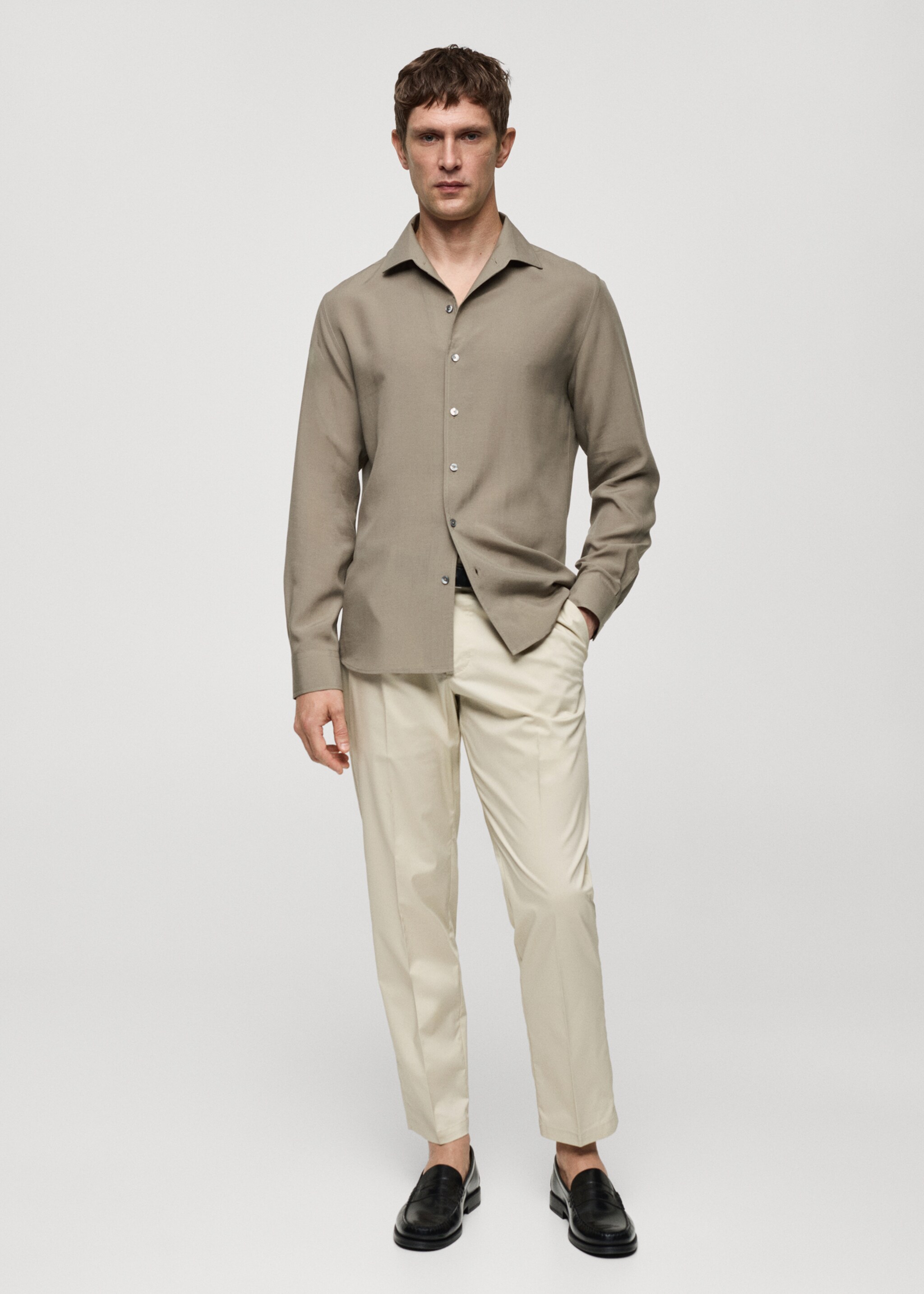 Chemise regular-fit Lyocell - Plan général